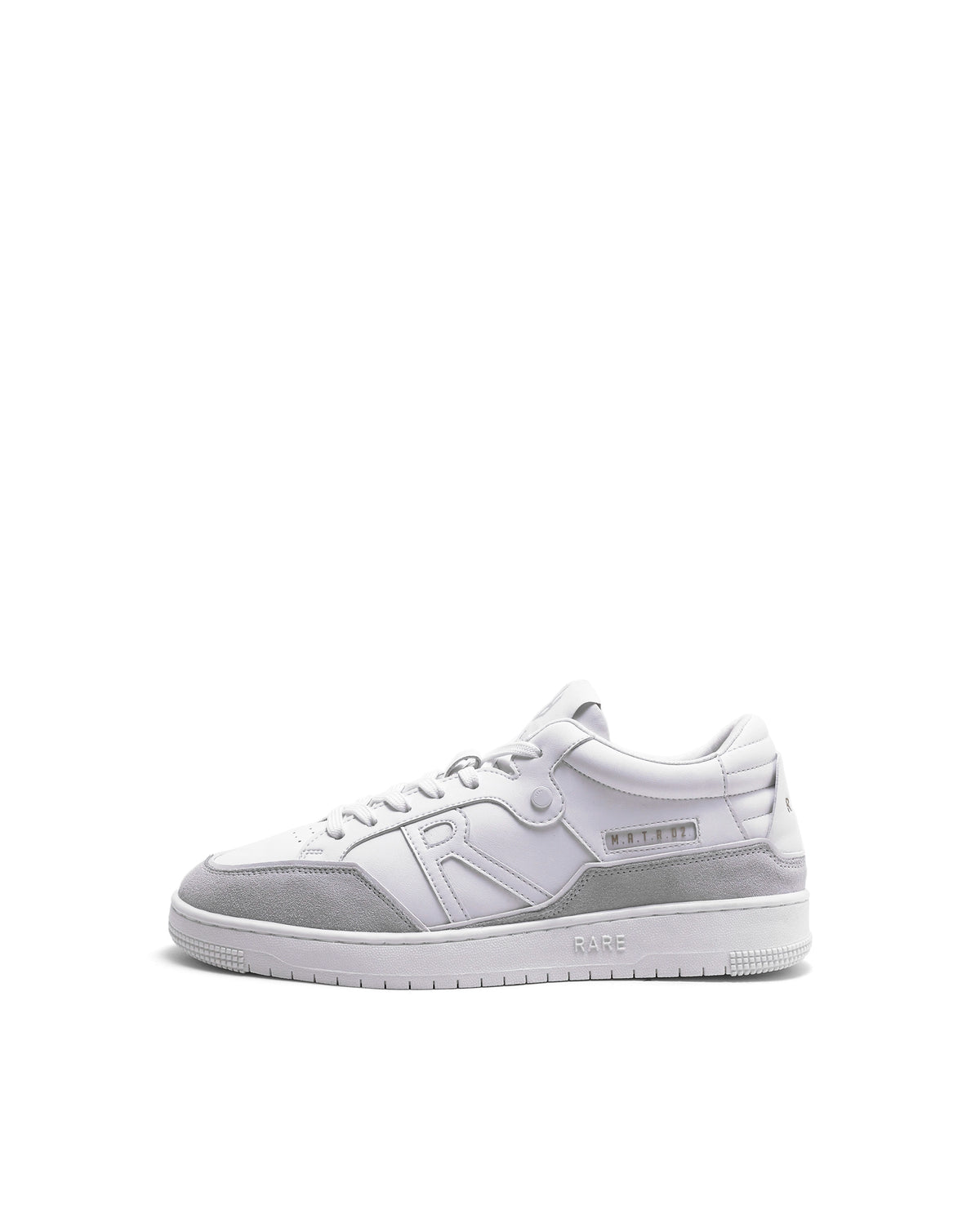 Rarez Men's Matr 02 Primary White Micro Fiber Sneaker