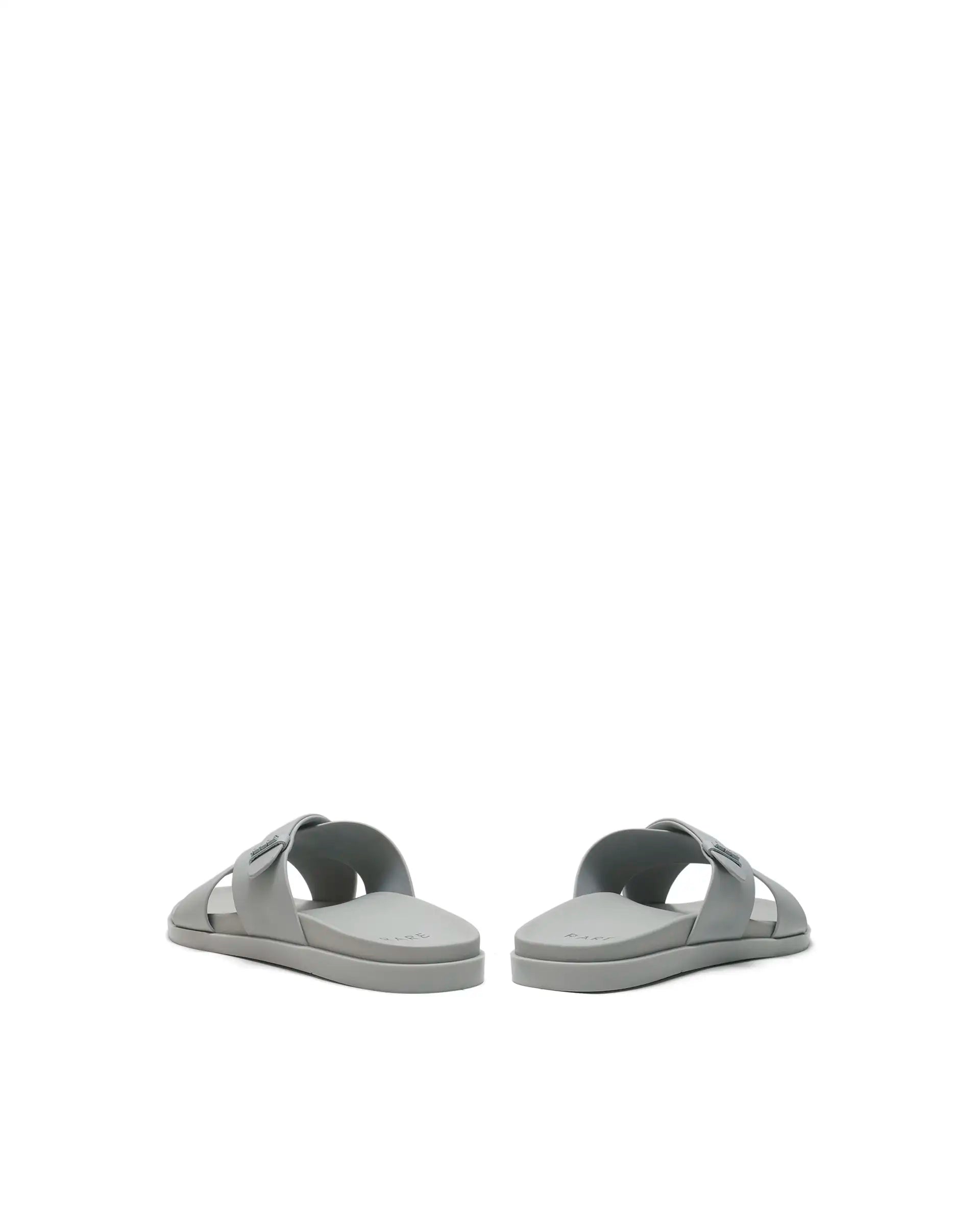 Rarez Men's Mave Light Grey Leather Regular Sandal