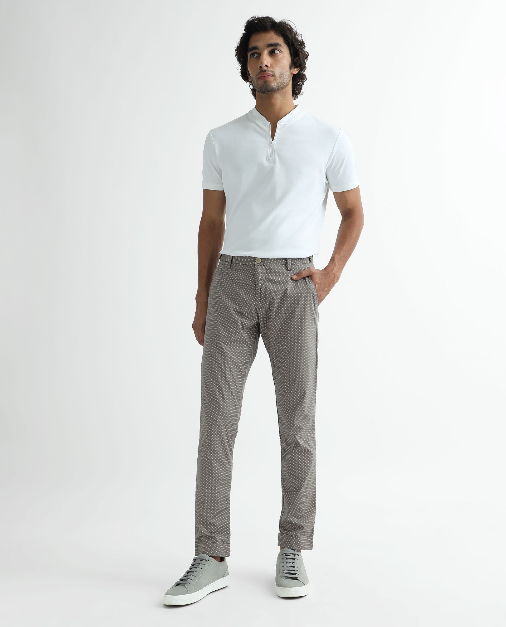 Lars Amadeus Polka Dots Printed Dress Pants for Men's Regular Fit Formal  Trousers - Walmart.com