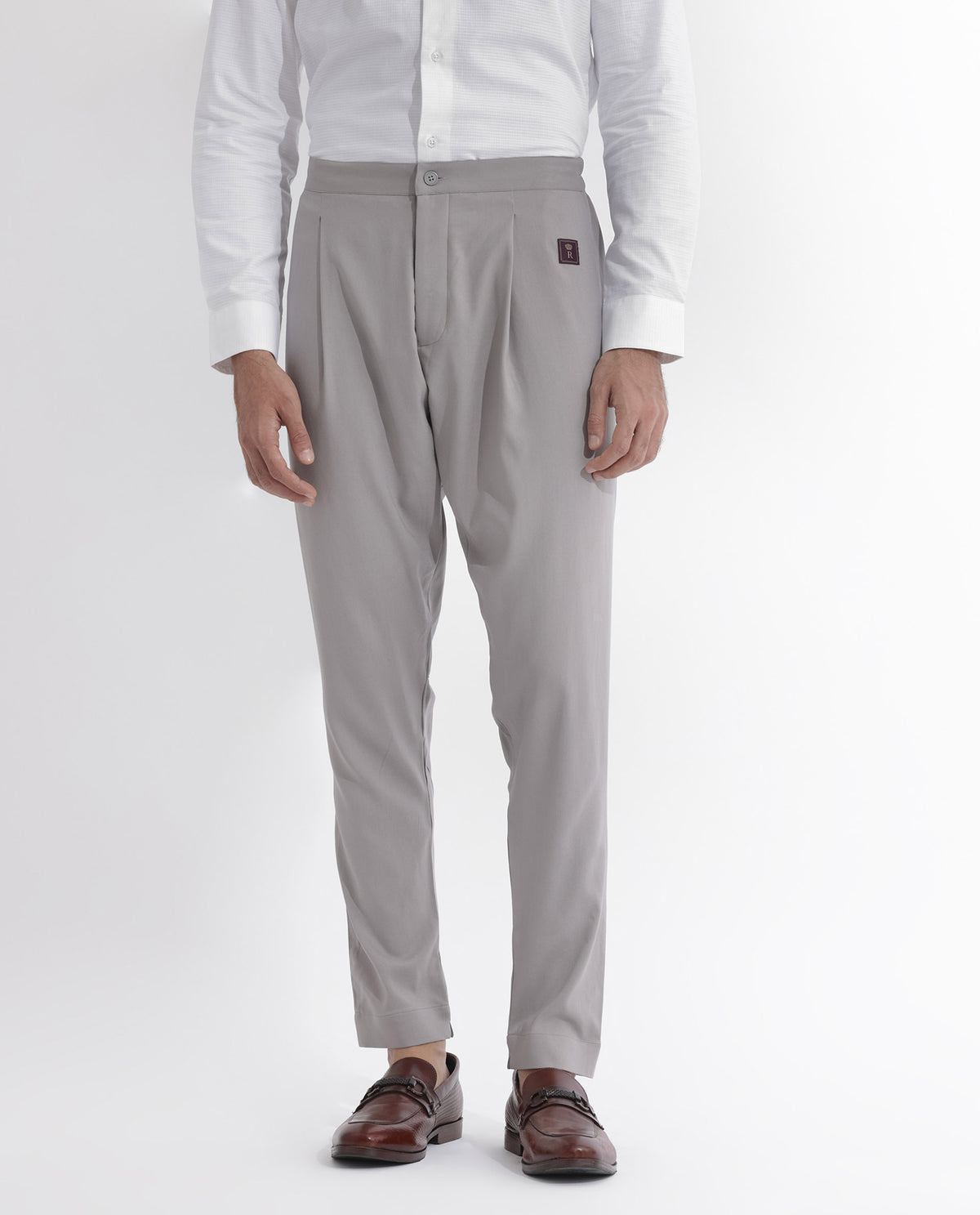 Rare Rabbit Mens Medo-P Grey Mid Rise Pajama