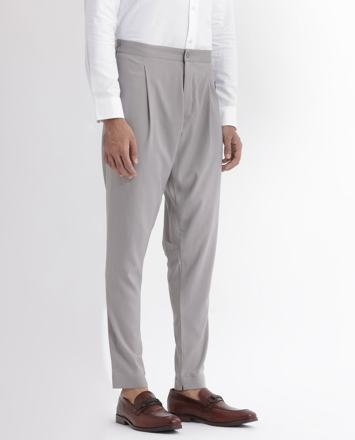 Rare Rabbit Mens Medo-P Grey Mid Rise Pajama