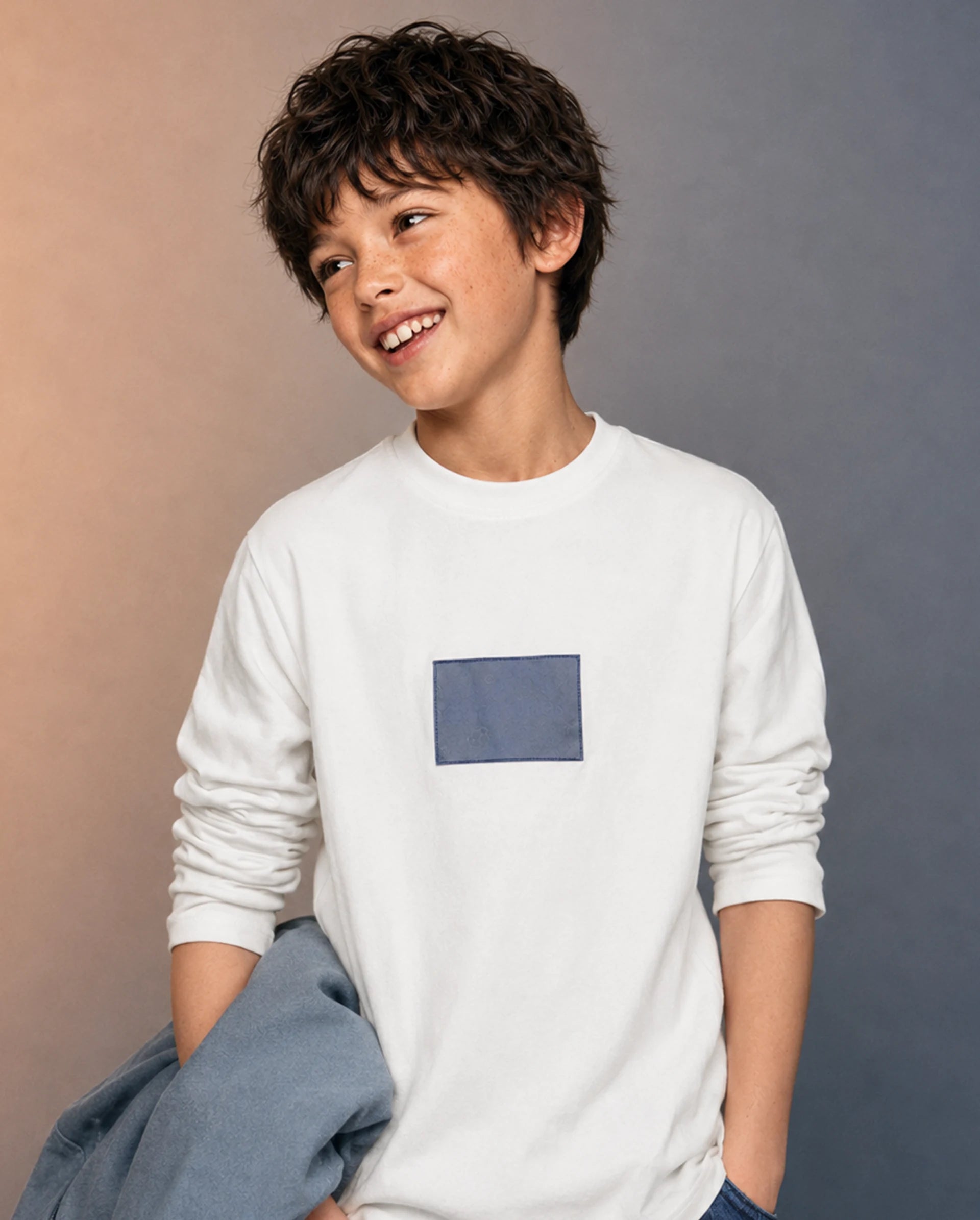 Rare Ones Kids Mel Off White Cotton Fabric Pull-On Regular Fit Graphic Print T-Shirt