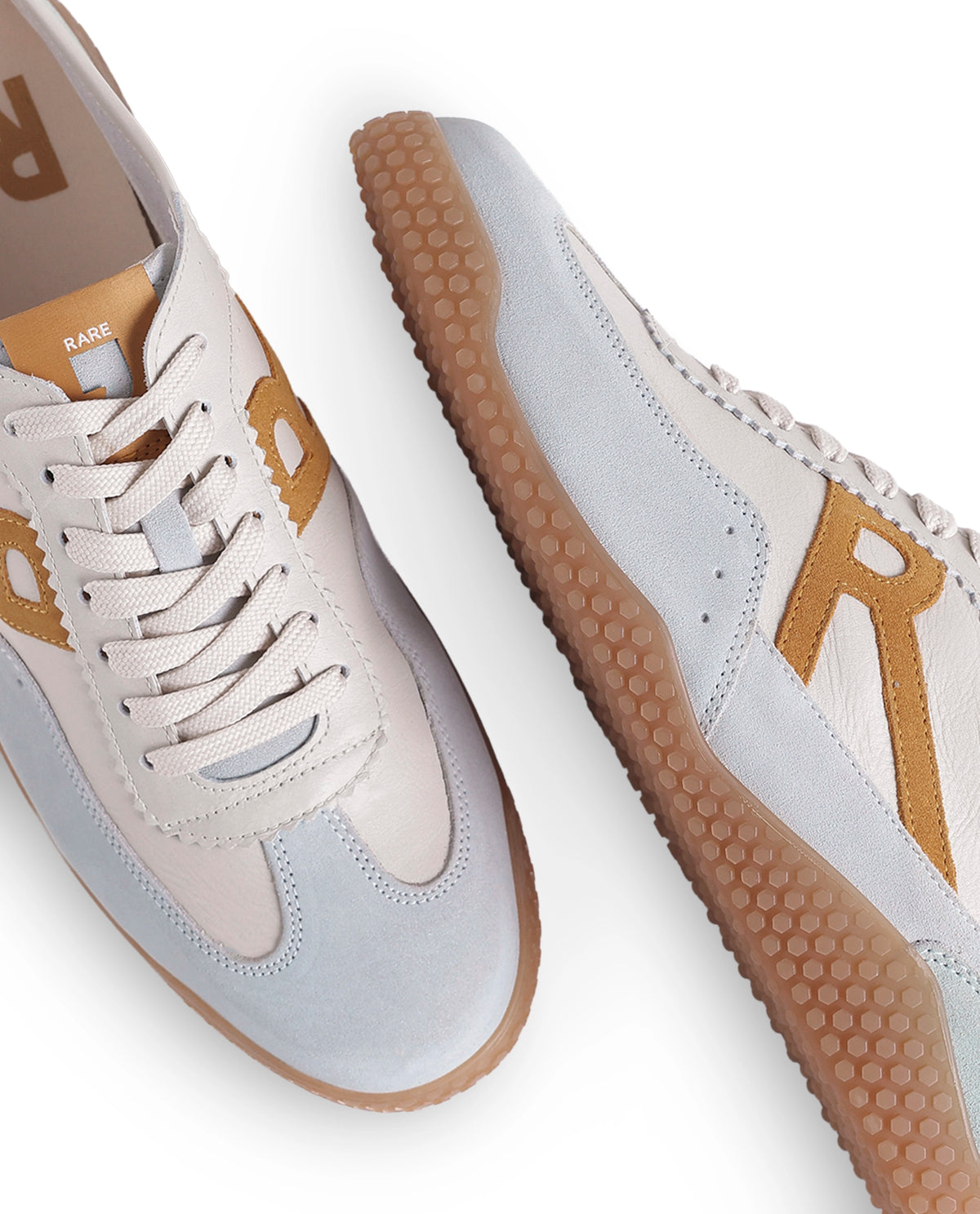Rare Rabbit Men's Membo Mustard Leather Sneaker