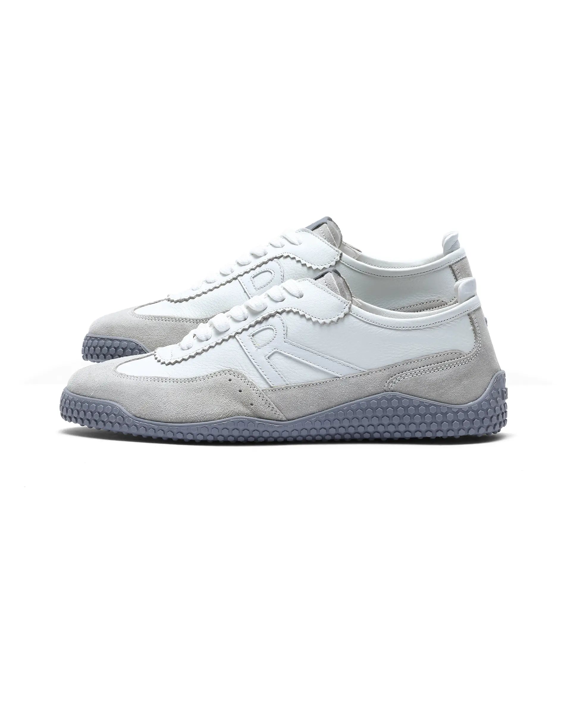 Rare Rabbit Men's Membo Cement Leather Fabric Sneaker