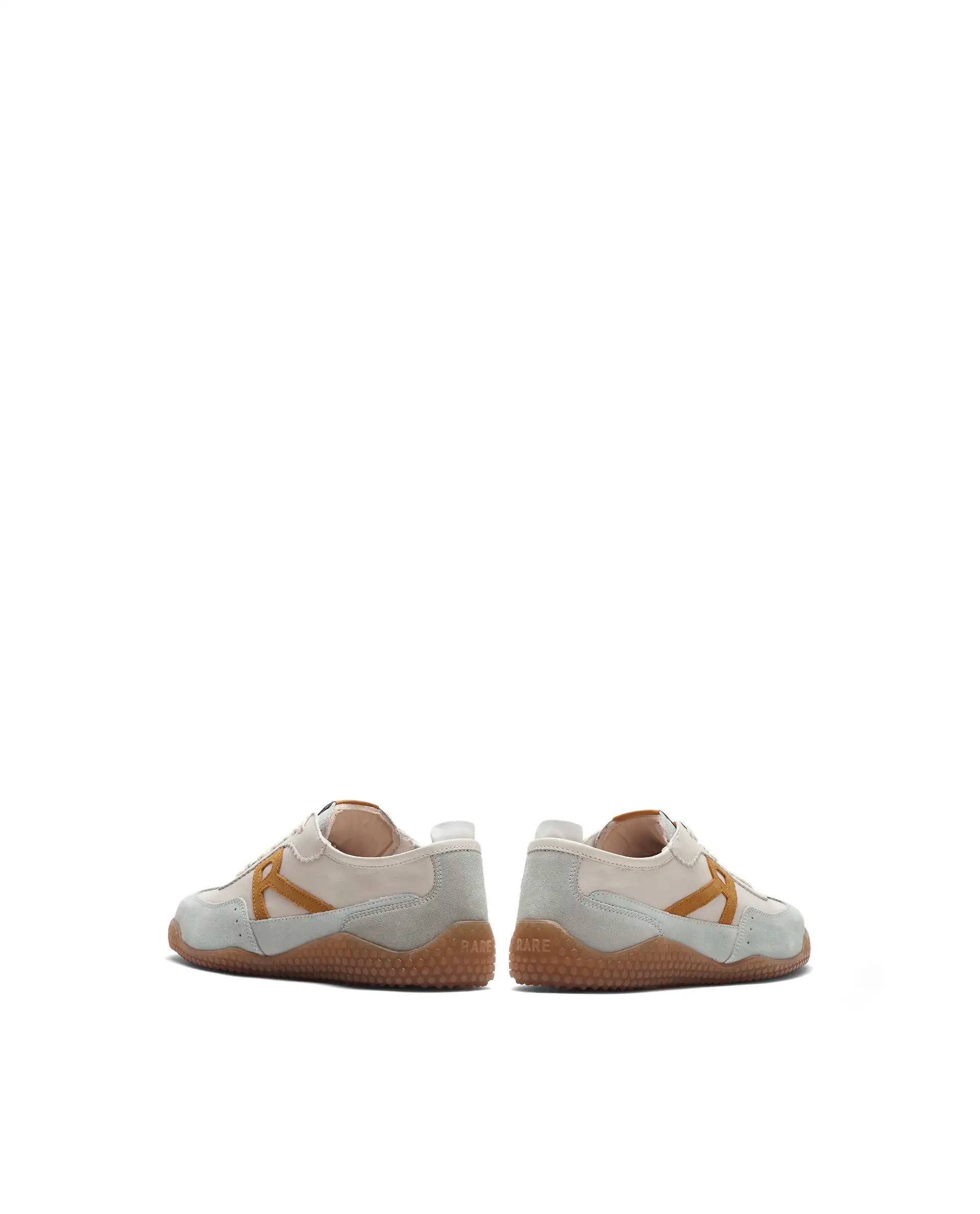 Rare Rabbit Men's Membo Mustard Leather Sneaker