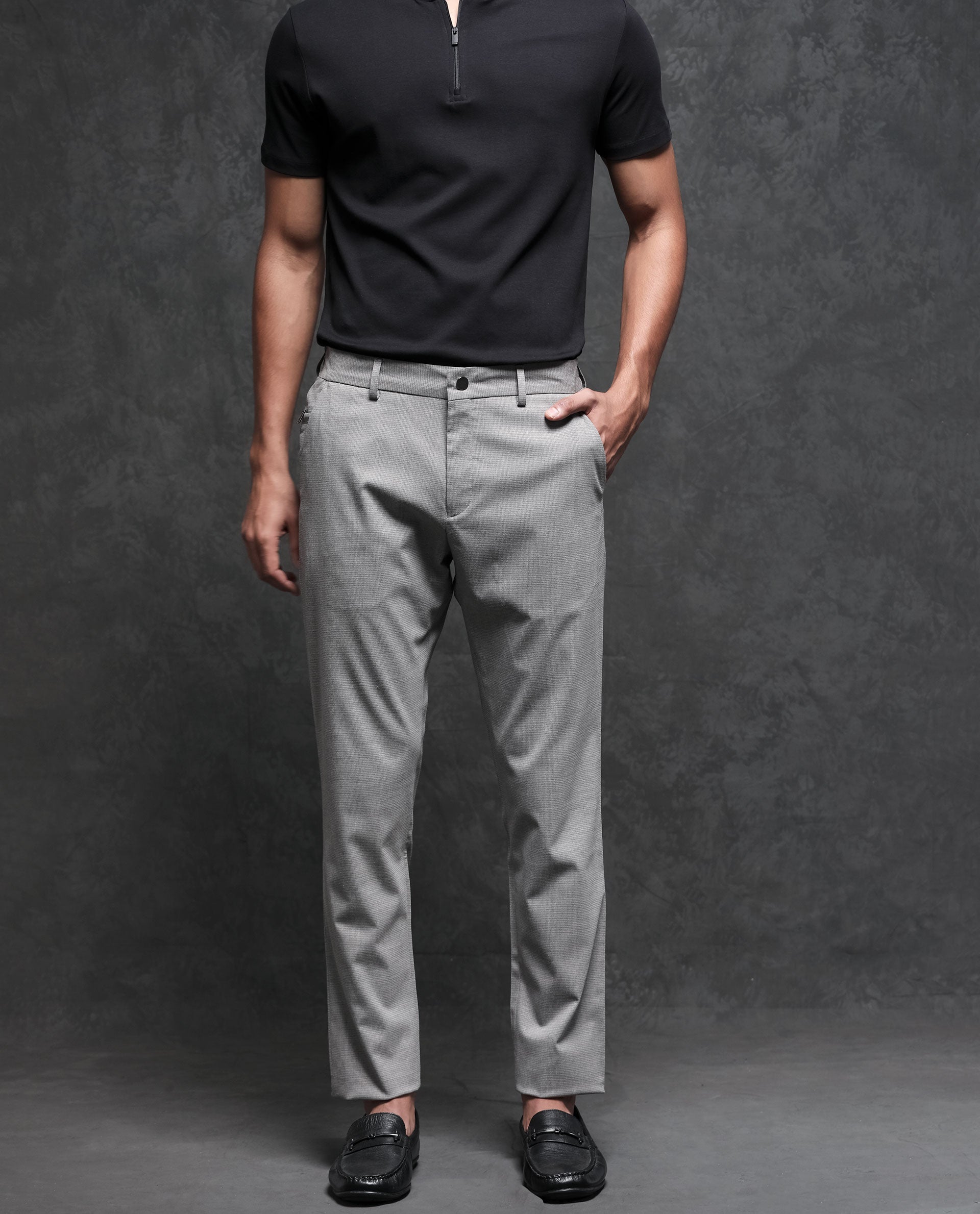 Buy Gray Plain Unstitched Trouser Cotton Wool Pant Fabric for Best Price,  Reviews, Free Shipping
