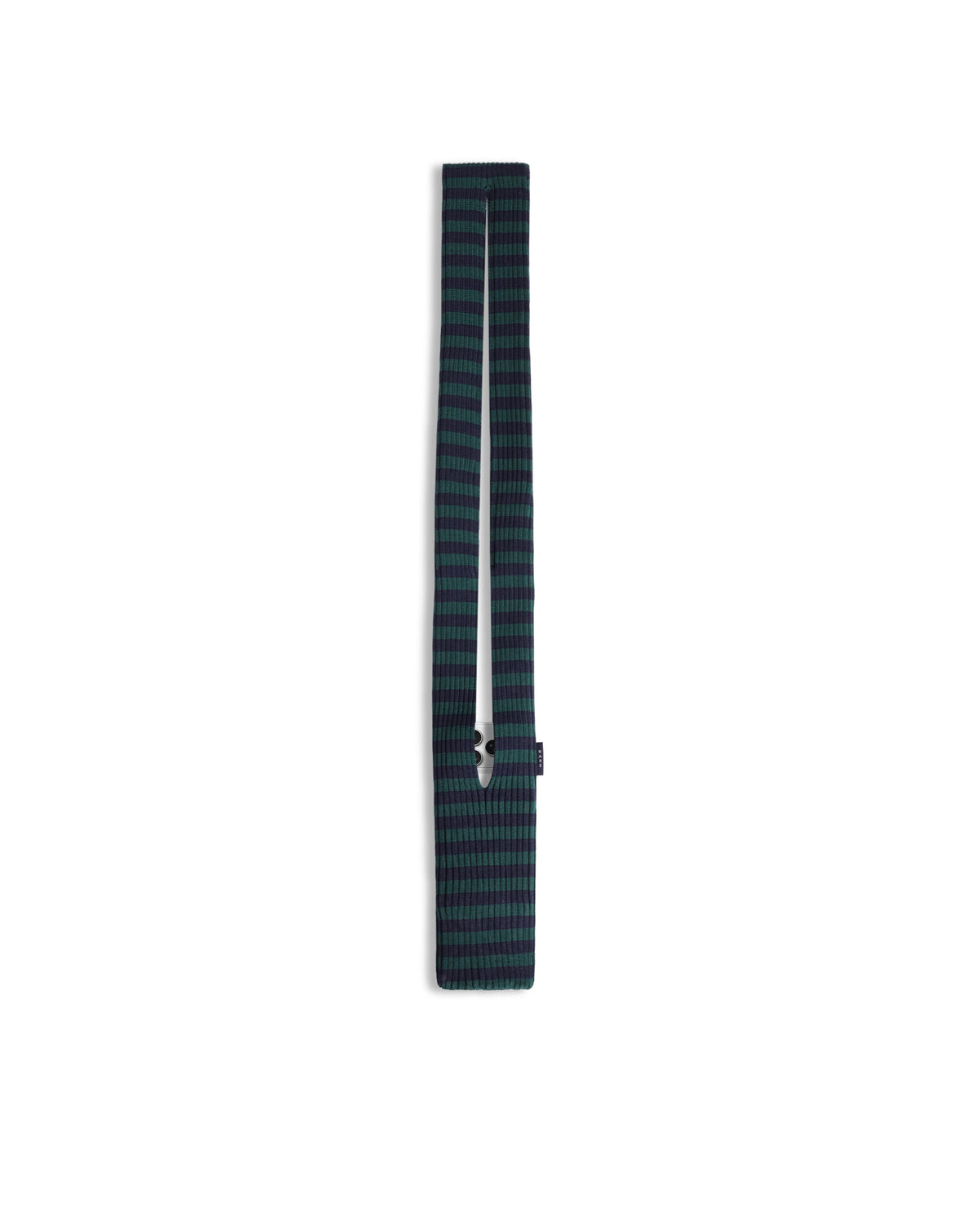 Rareism Women's Mobile Pouch Dark Green Polyester   Striped Mobile Pouches