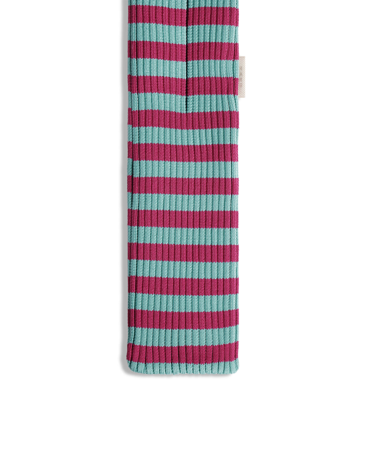 Rareism Women's Mobile Pouch Fluorescent Aqua Polyester   Striped Mobile Pouches
