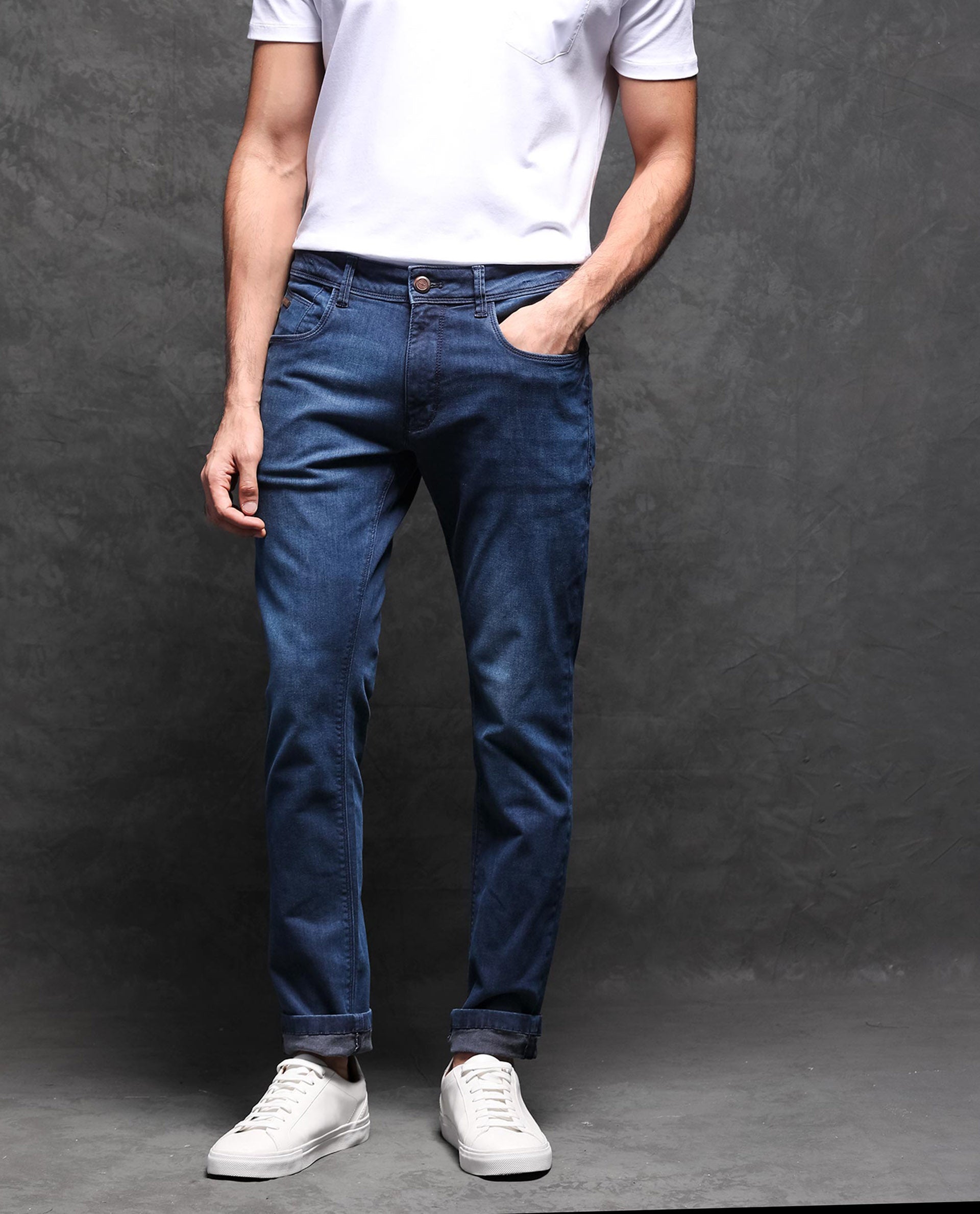 Buy the Mens Blue 531 Denim Dark Wash Athletic Slim Skinny Leg Jeans Size  36x34 | GoodwillFinds