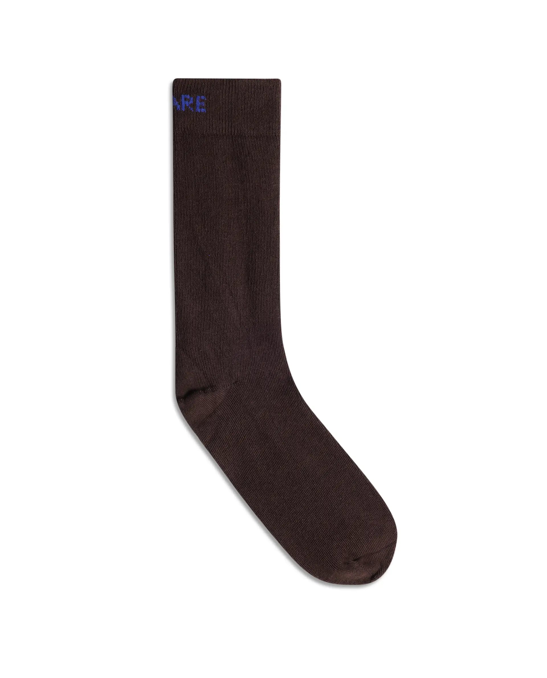 Rare Ones Kids Mono Multi Cotton Fabric Socks (Pack Of 3)
