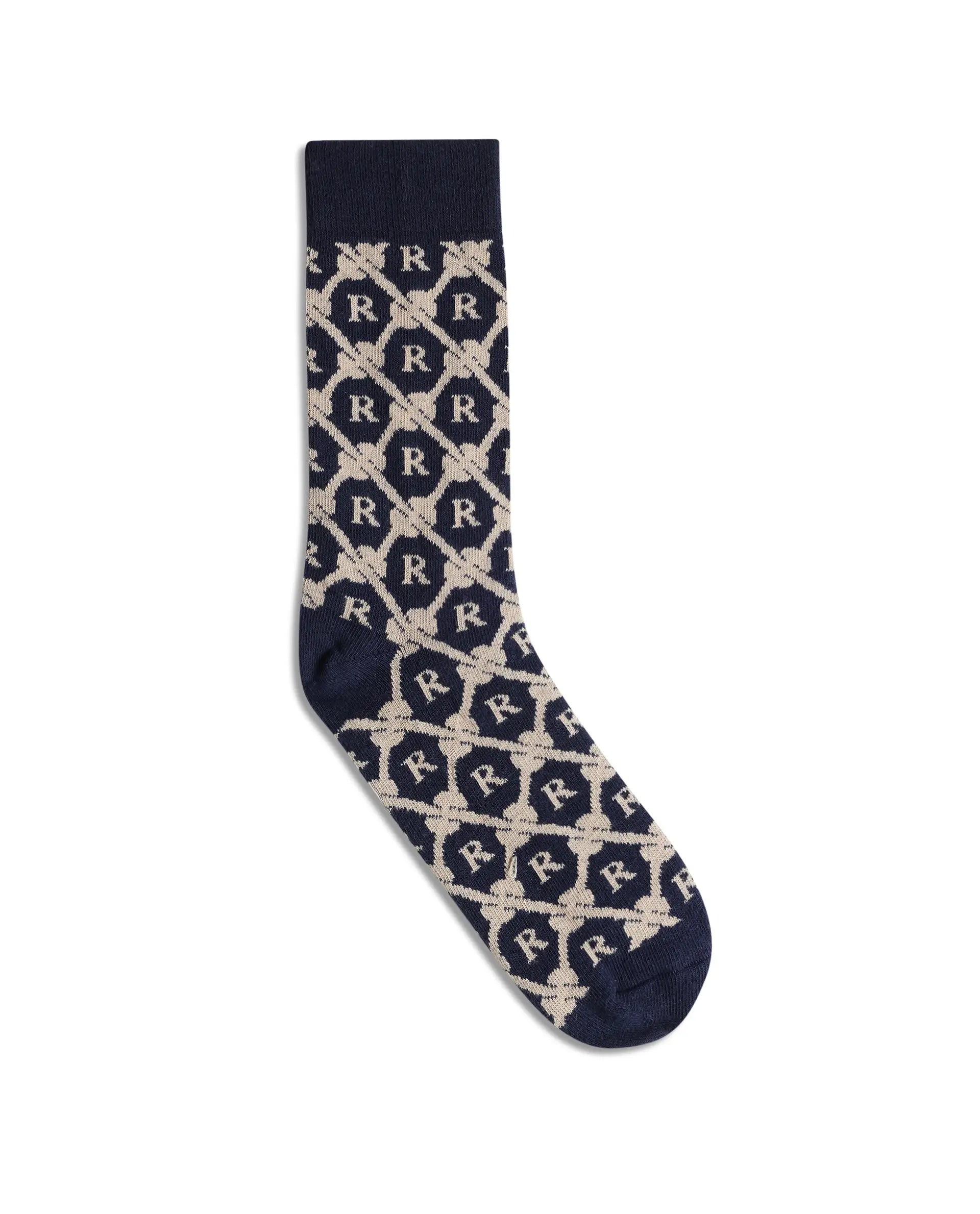 Rare Ones Kids Mono Multi Cotton Fabric Socks (Pack Of 3)