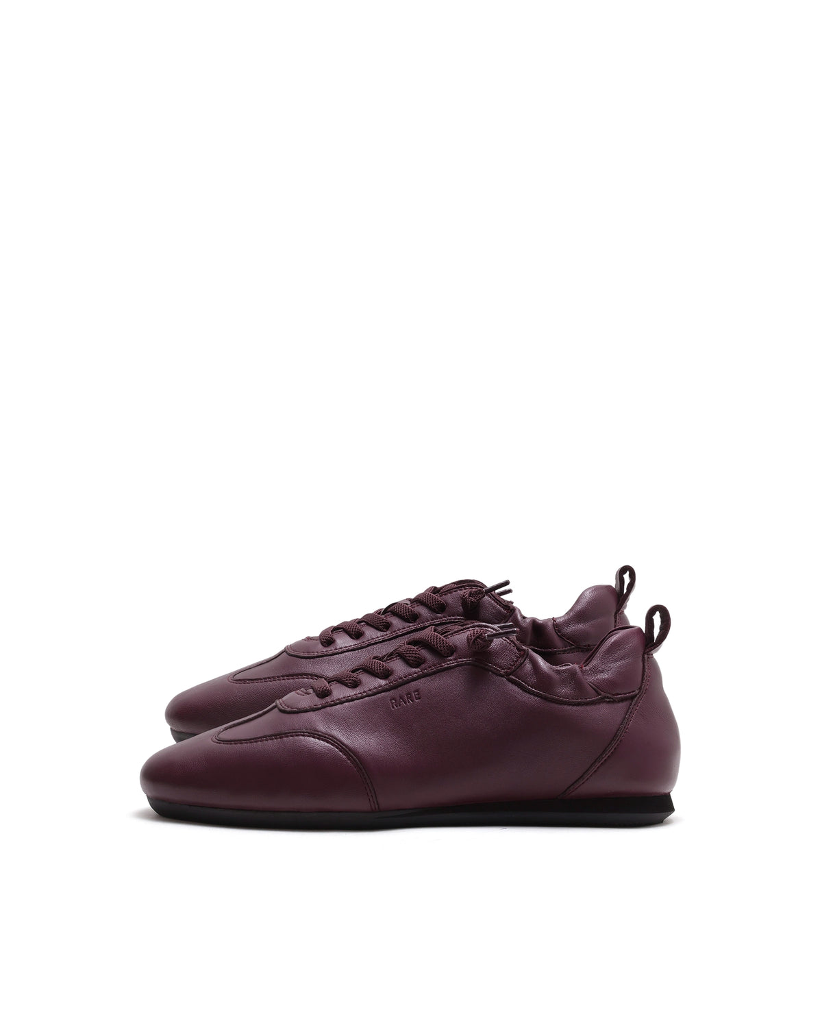 Rarez Men's Montare 7 Dark Burgundy Leather Sneaker