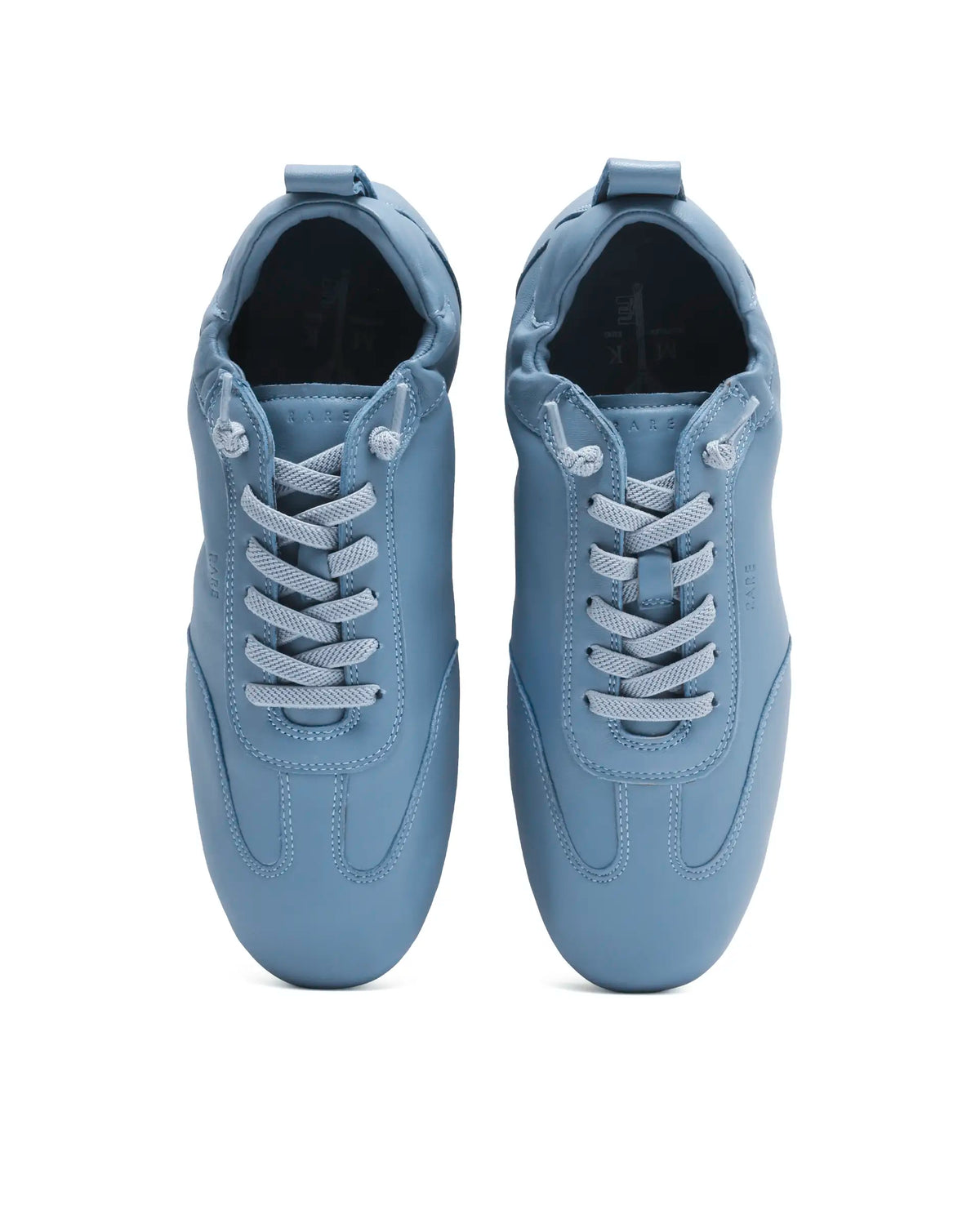 Rarez Men's Montare 7 Light Blue Leather Sneaker