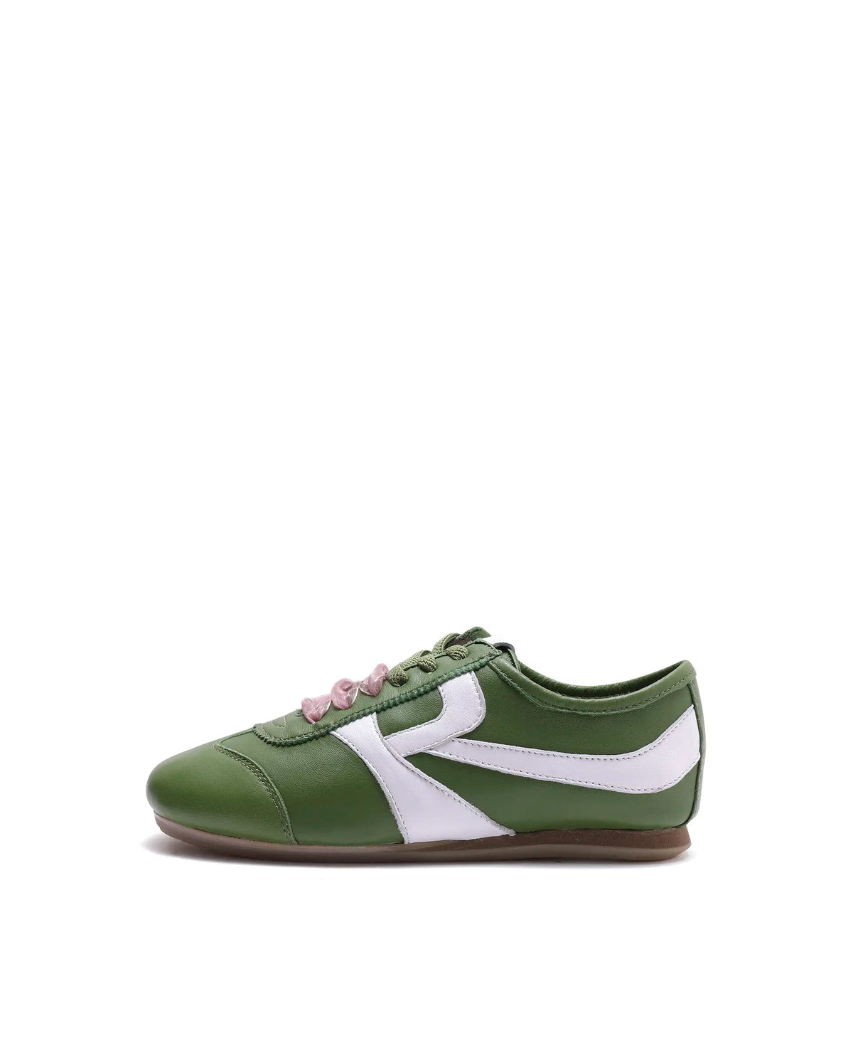 Rarez Women's Montare Green Leather Sneaker