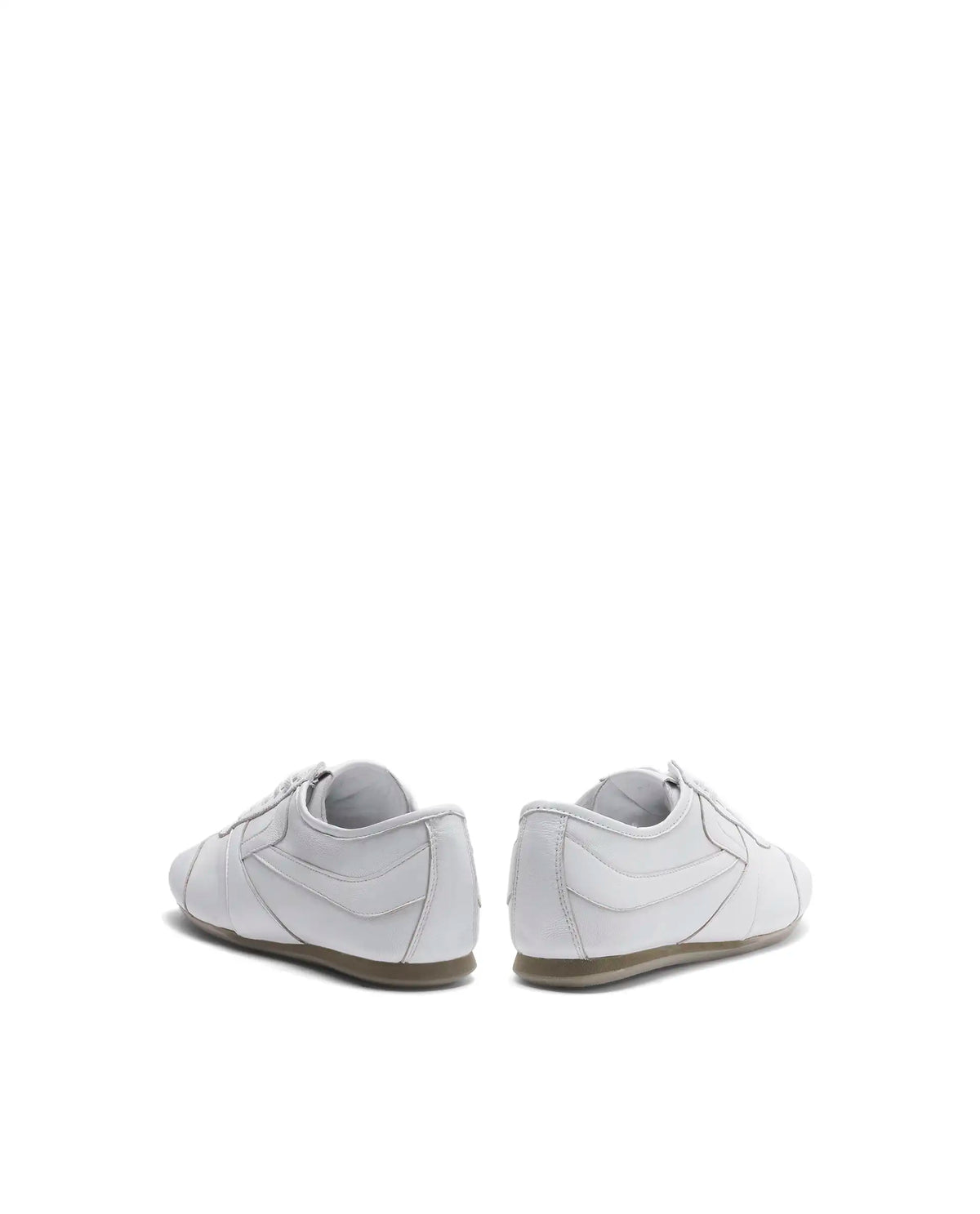 Rarez Men's Montare White Leather Sneaker