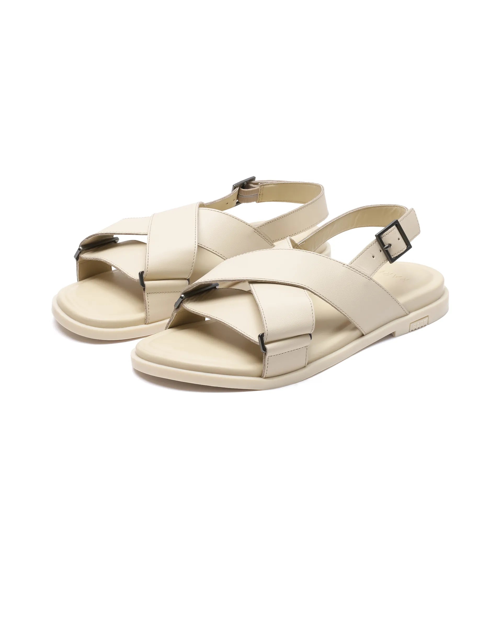 Rare Rabbit Men Monz Dark Beige Slip-On Closure Sandal