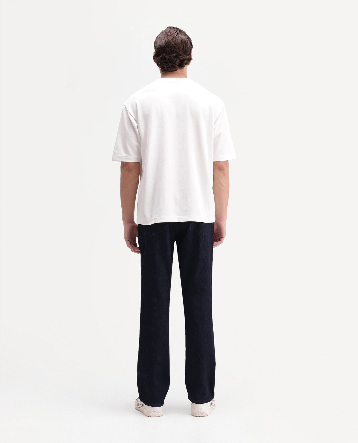 Rare Rabbit Men's Mott Dark Navy Cotton Blend Morris Regular Plain Jeans