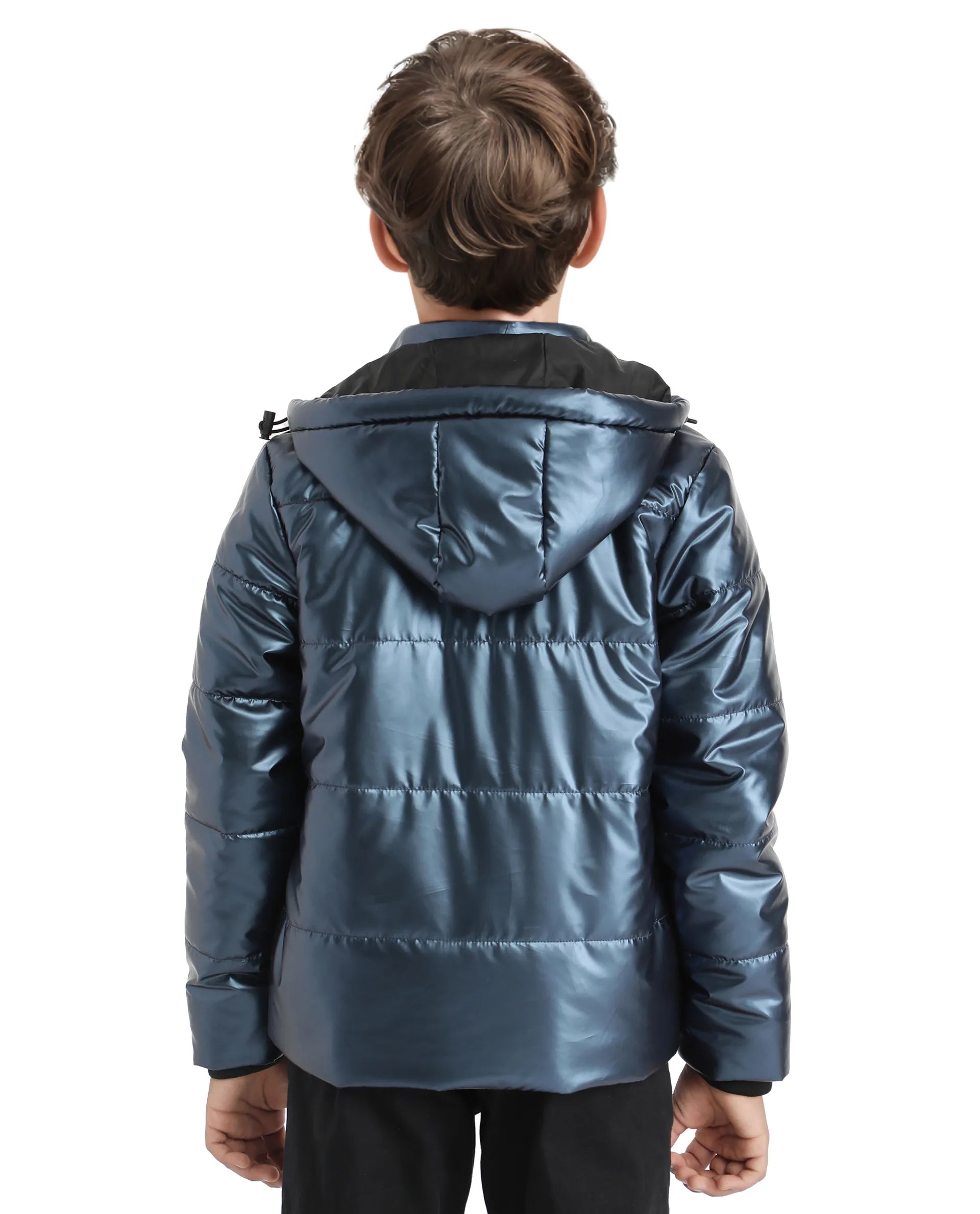 Rare Ones Kids Napier Flouroscent Purple Polyester Full Sleeve Solid Jacket