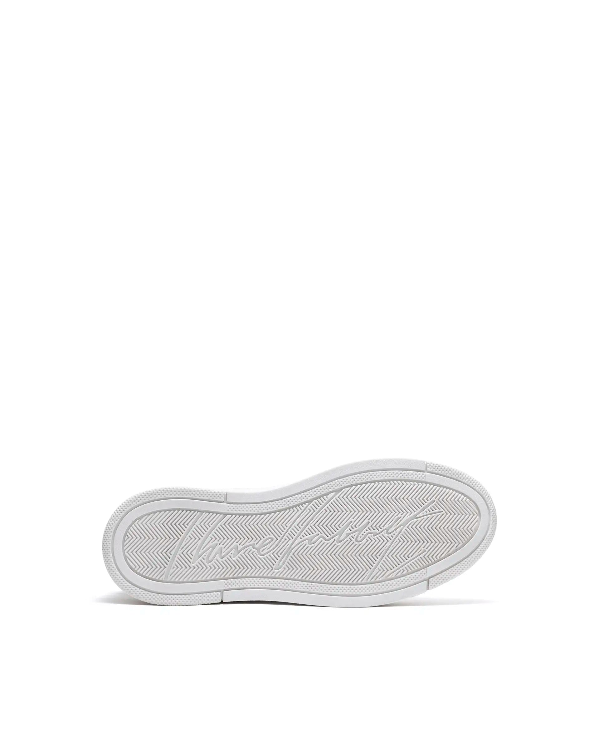 Rarez Men's Navo White Micro Fiber Sneaker