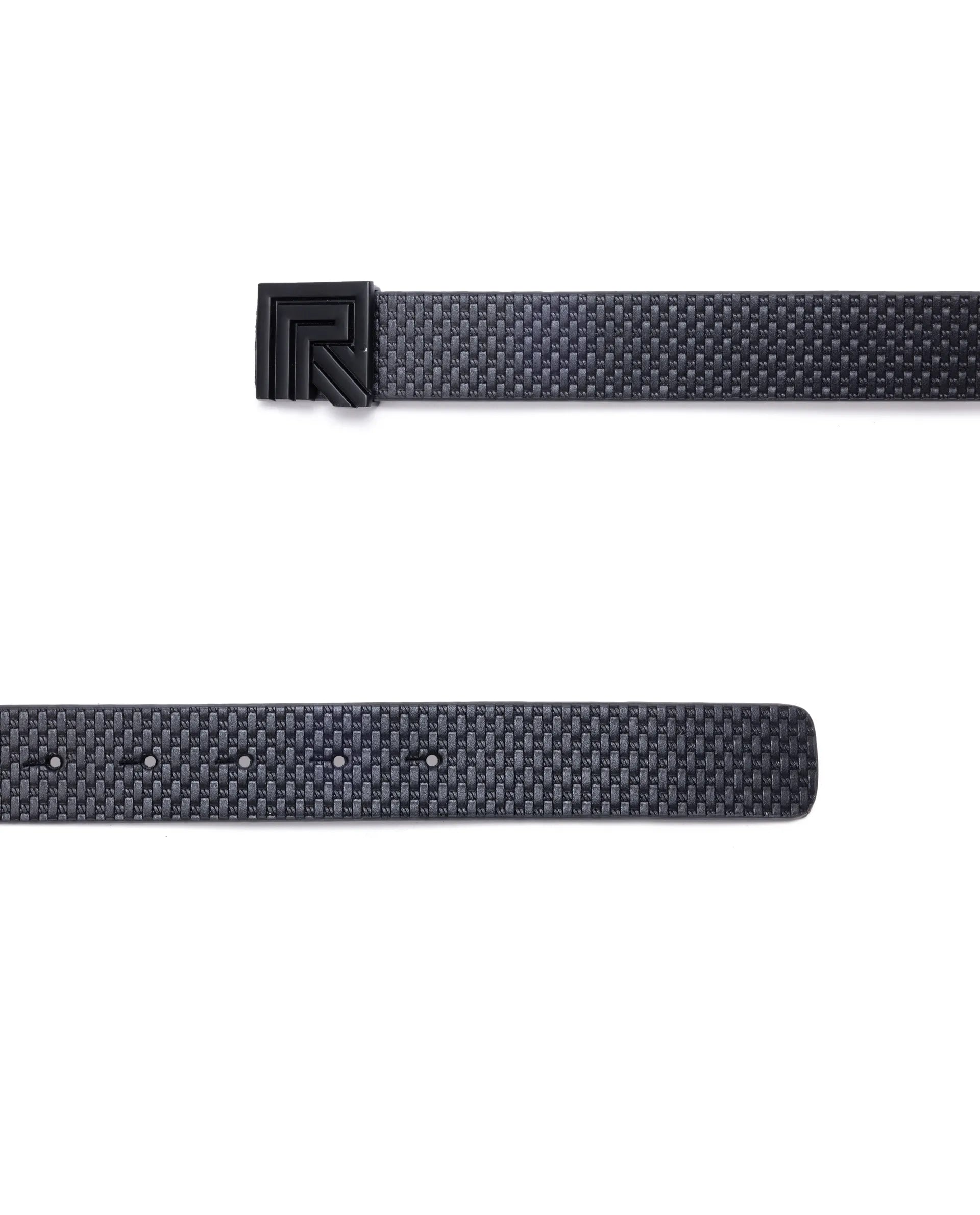 Rare Rabbit Men Nero Black Leather Belt