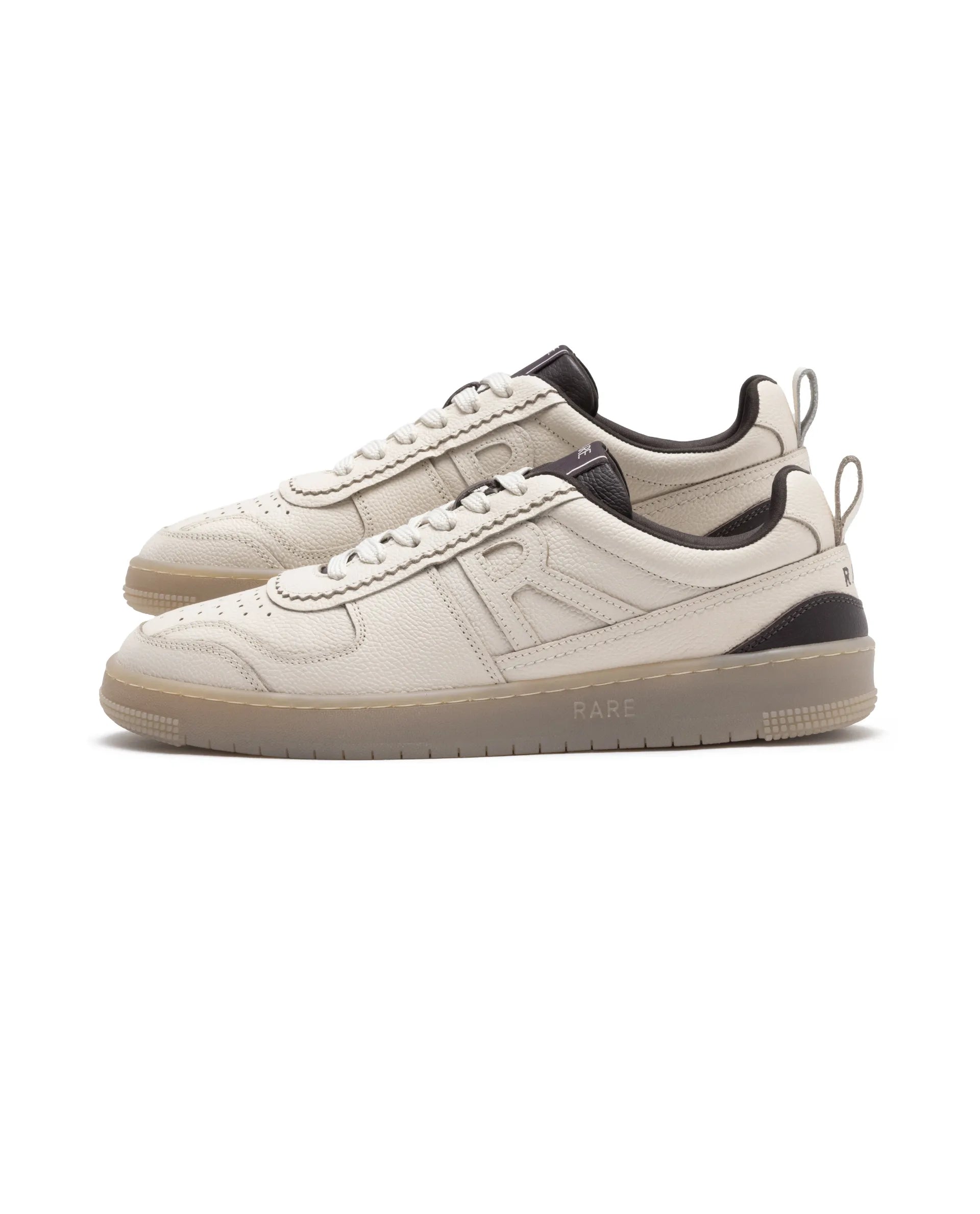 Rare Rabbit Men's Nigel Beige Lace-Up Closure Sneaker