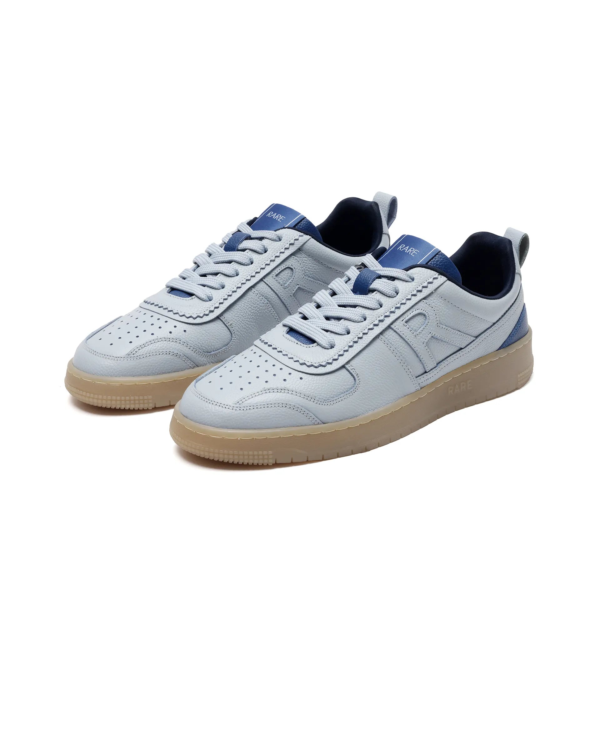 Rare Rabbit Men's Nigel Ice Blue Lace-Up Closure Sneaker