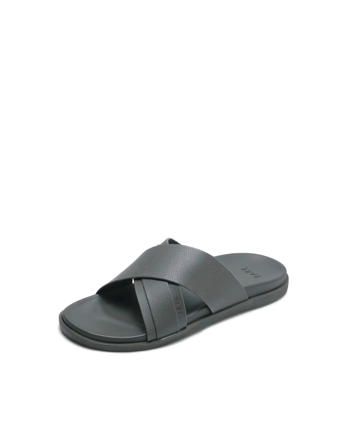 Rarez Men's Niro Olive Leather Regular Sandal