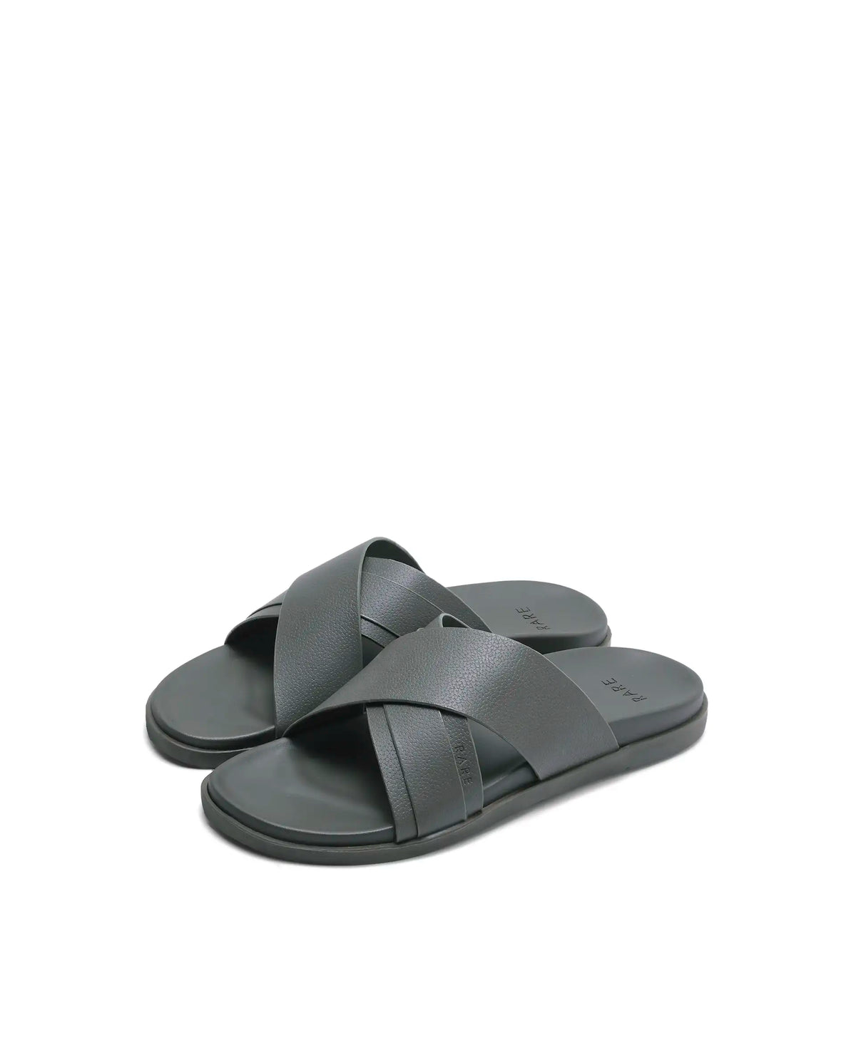 Rarez Men's Niro Olive Leather Regular Sandal