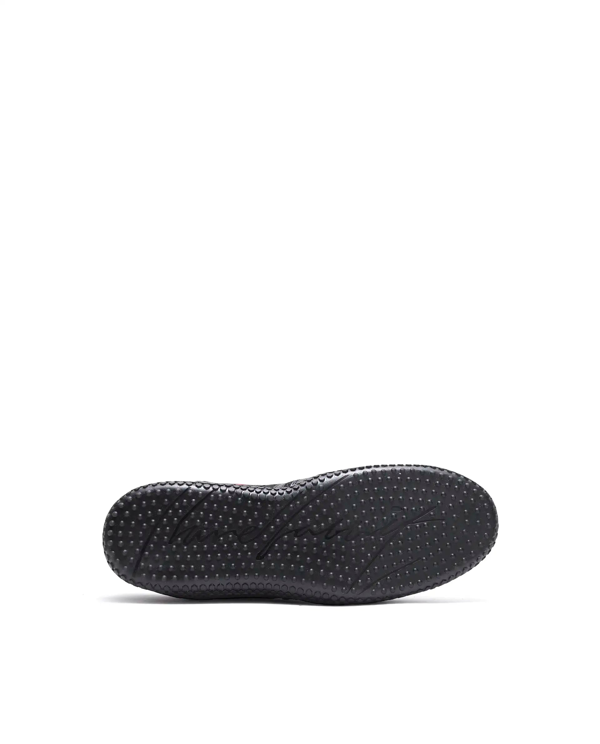 Rarez Men's Nosta Black Leather Sneaker