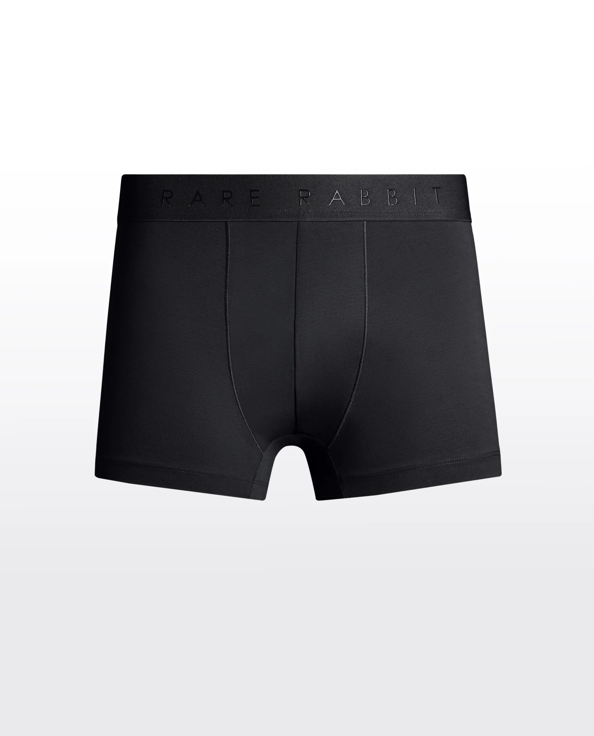 Rare Rabbit Men Now Black Soft Cotton Stretch Trunks (Pack Of 3)
