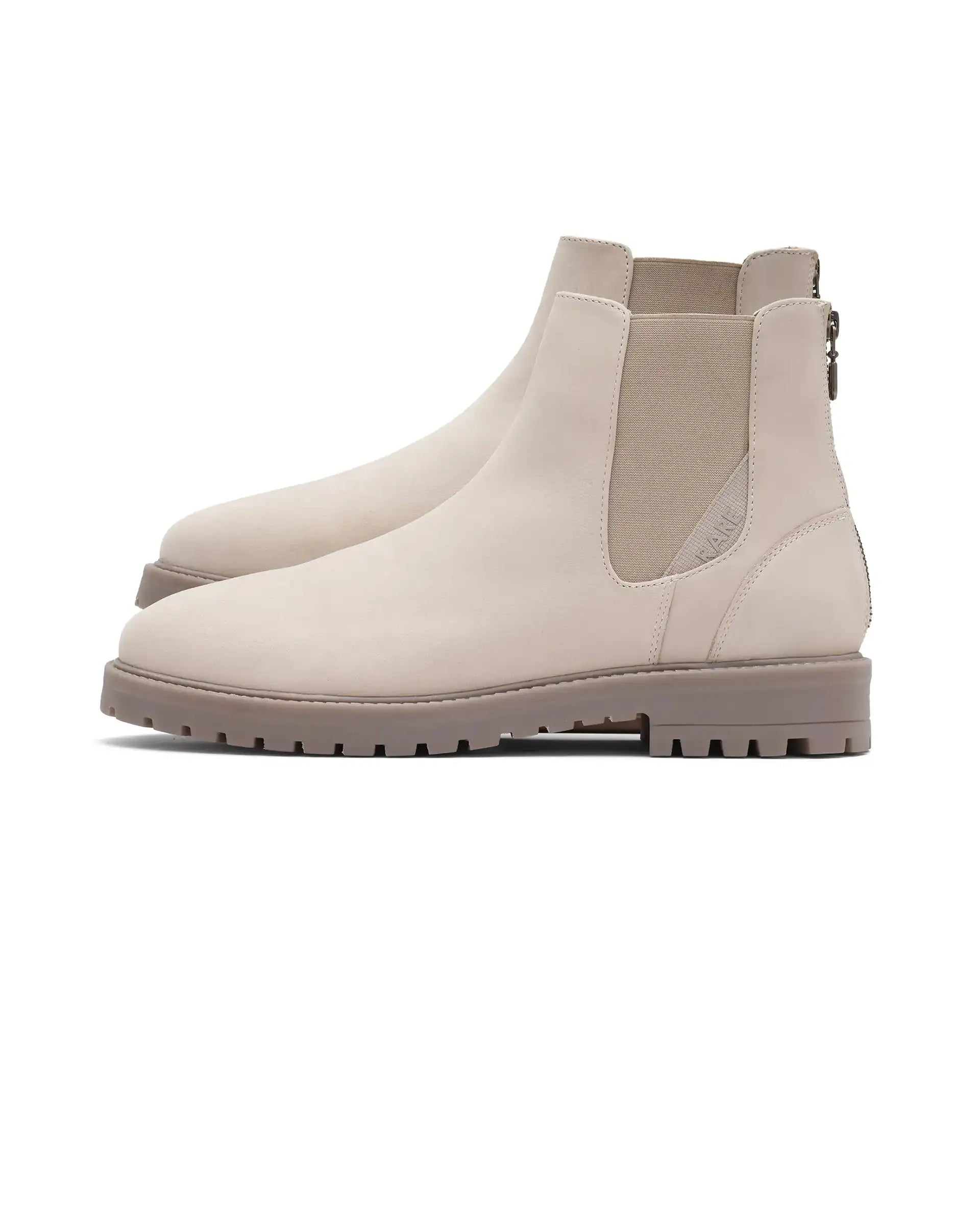 Rare Rabbit Men's Gum Pro Ivory Classic Chelsea Boot