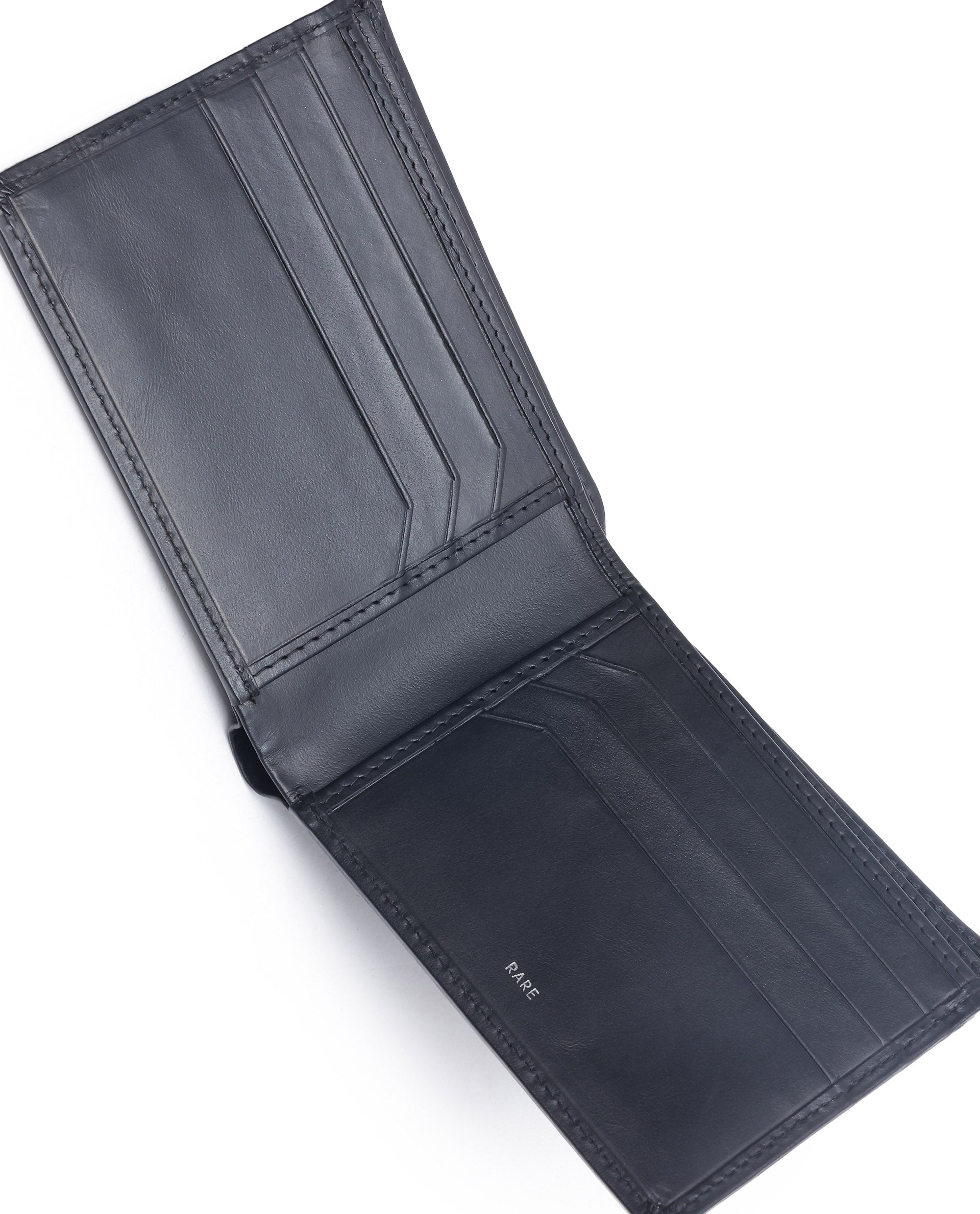 Rare Rabbit Men Opal Black Wallet