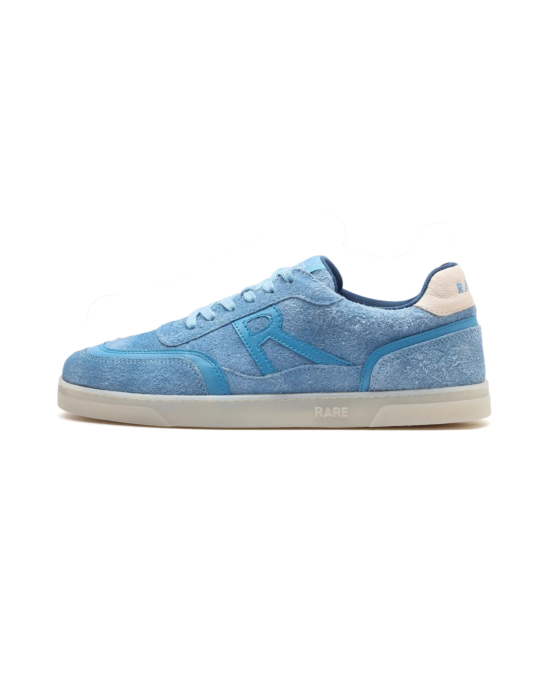 Rare Rabbit Men Orla Blue Lace-Up Closure Suede Sneaker