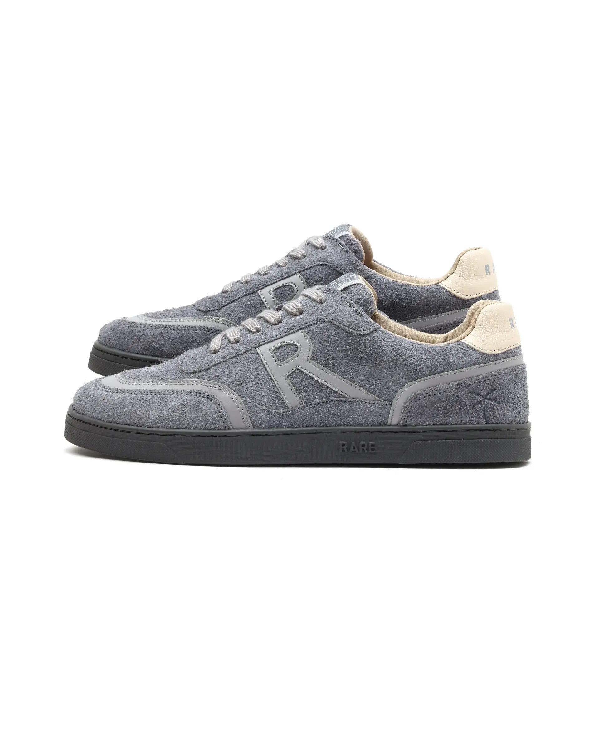 Rare Rabbit Men Orla Grey Lace-Up Closure Suede Sneaker