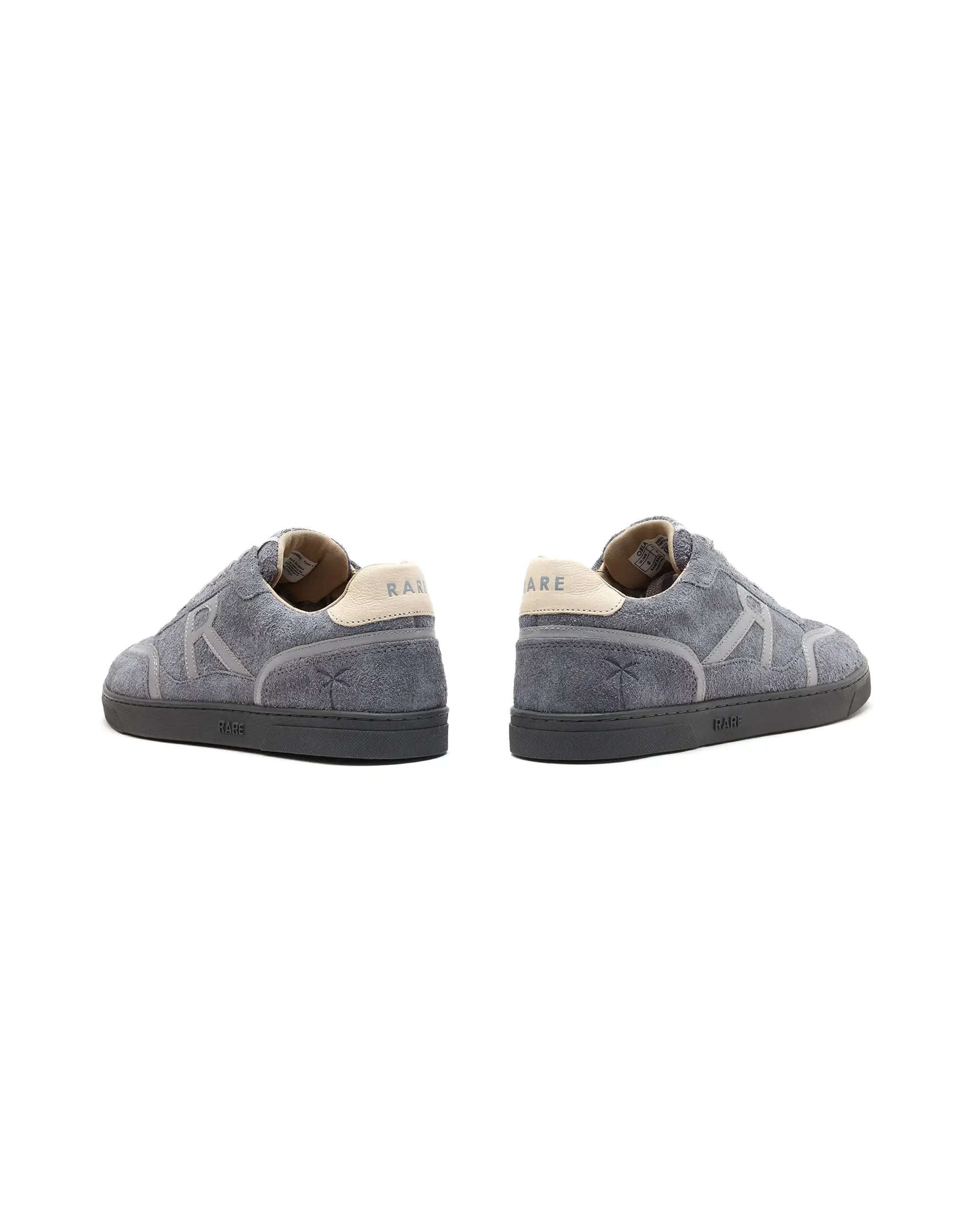 Rare Rabbit Men Orla Grey Lace-Up Closure Suede Sneaker