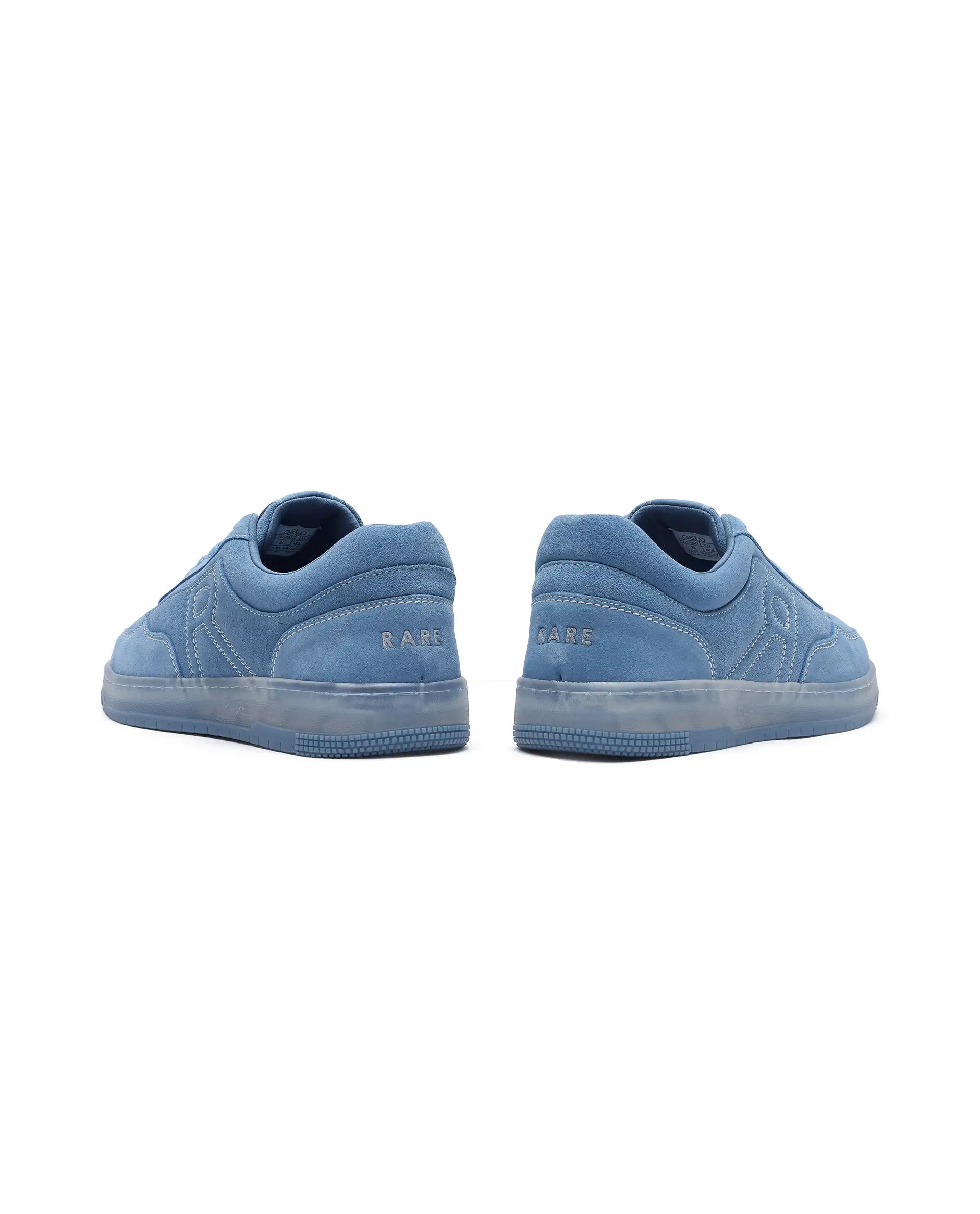 Rare Rabbit Men Oslo Blue Lace-Up Closure Sneaker