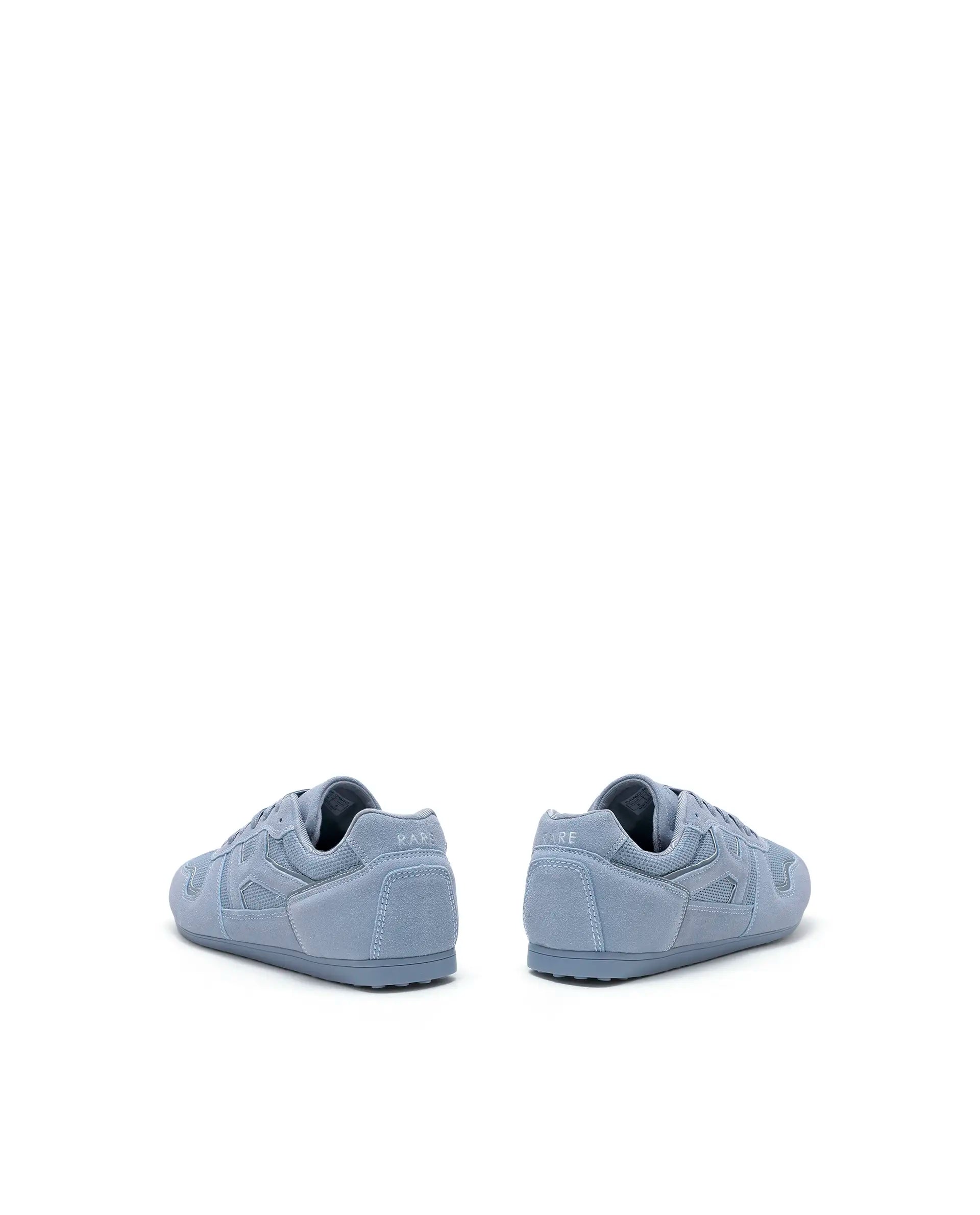Rarez Unisex Otimo Light Blue Micro Suede Sneaker