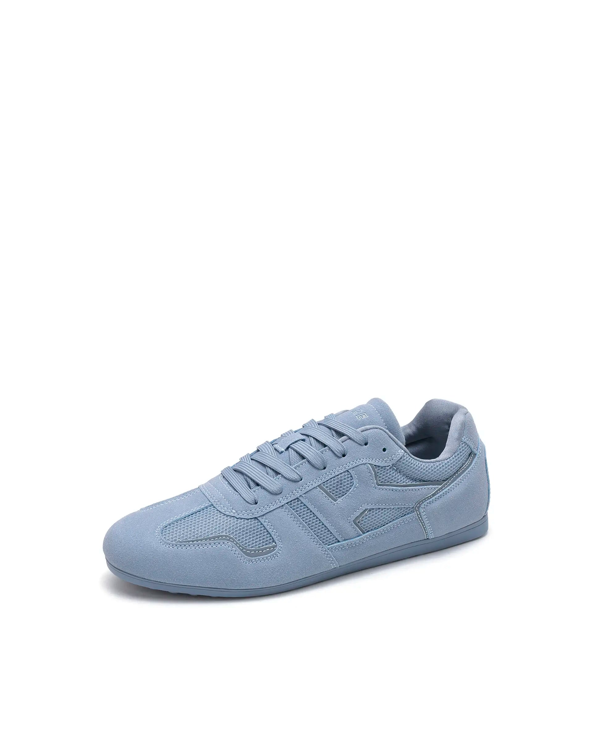 Rarez Unisex Otimo Light Blue Micro Suede Sneaker