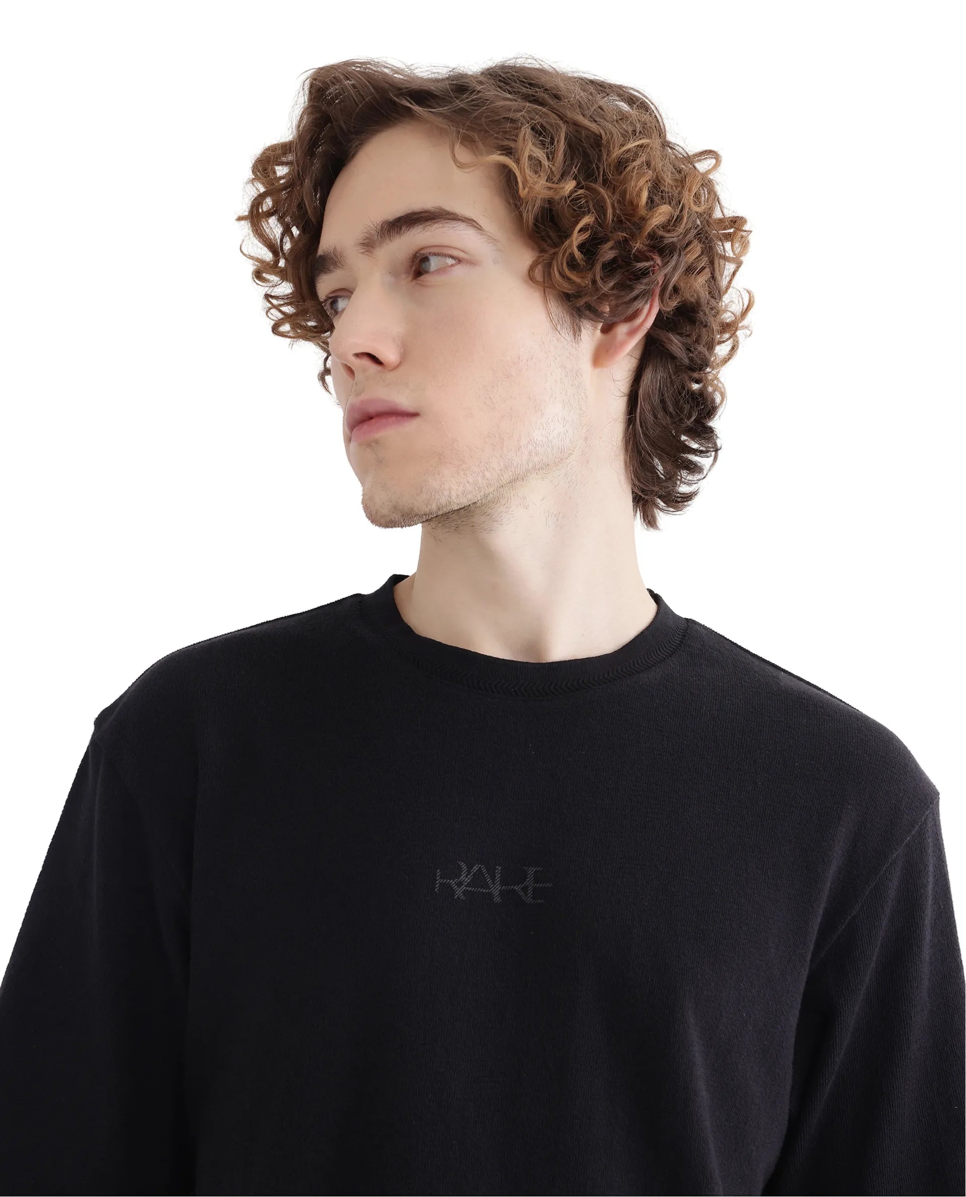 Rare Rabbit Men Oxi Black Cotton Fabric Short Sleeve Crew Neck Textured HD Print T-Shirt