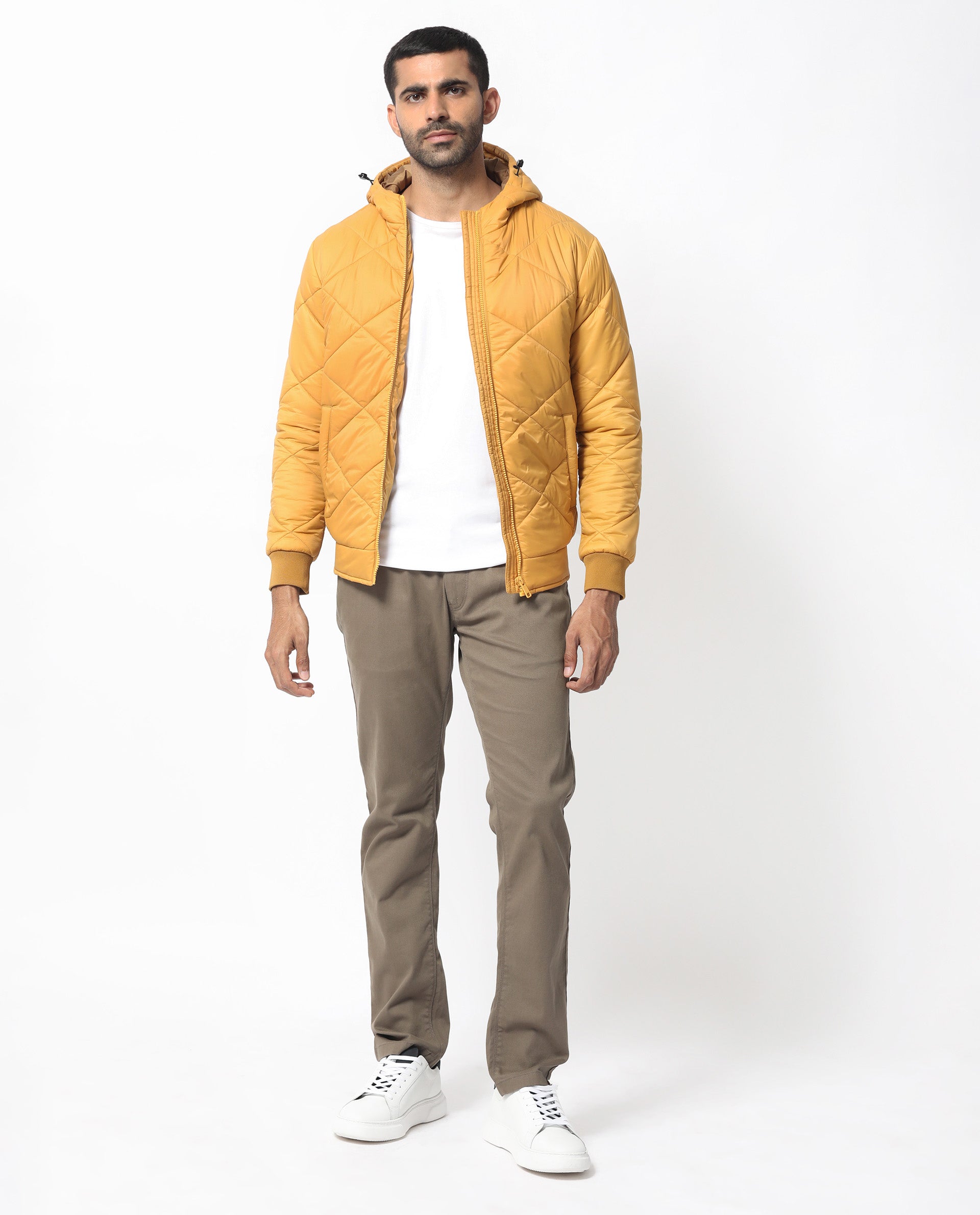 Shiny-finish puffer jacket - Outerwear - Men | Bershka
