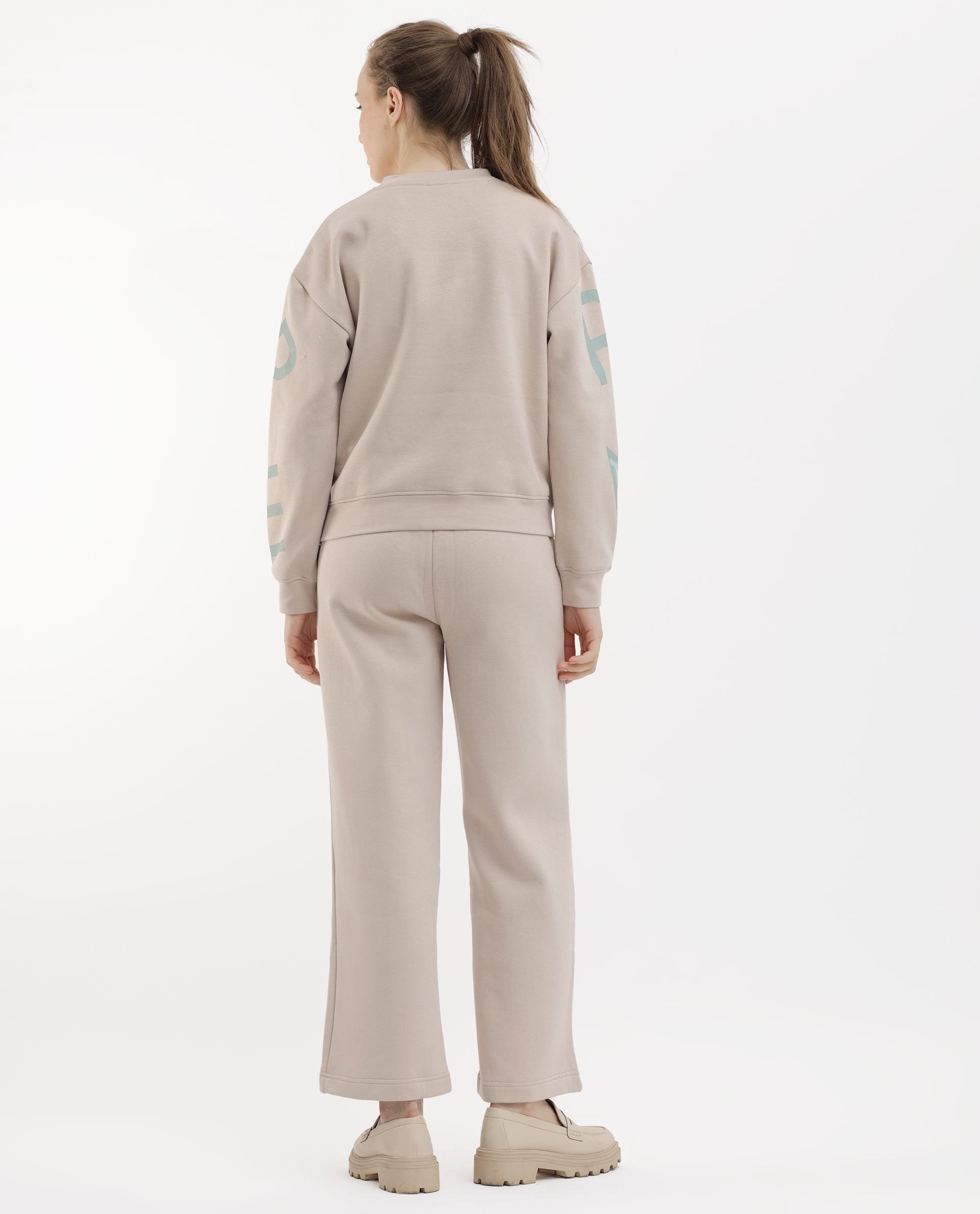 Rareism Womens Pazoo F Beige Track Pant Solid
