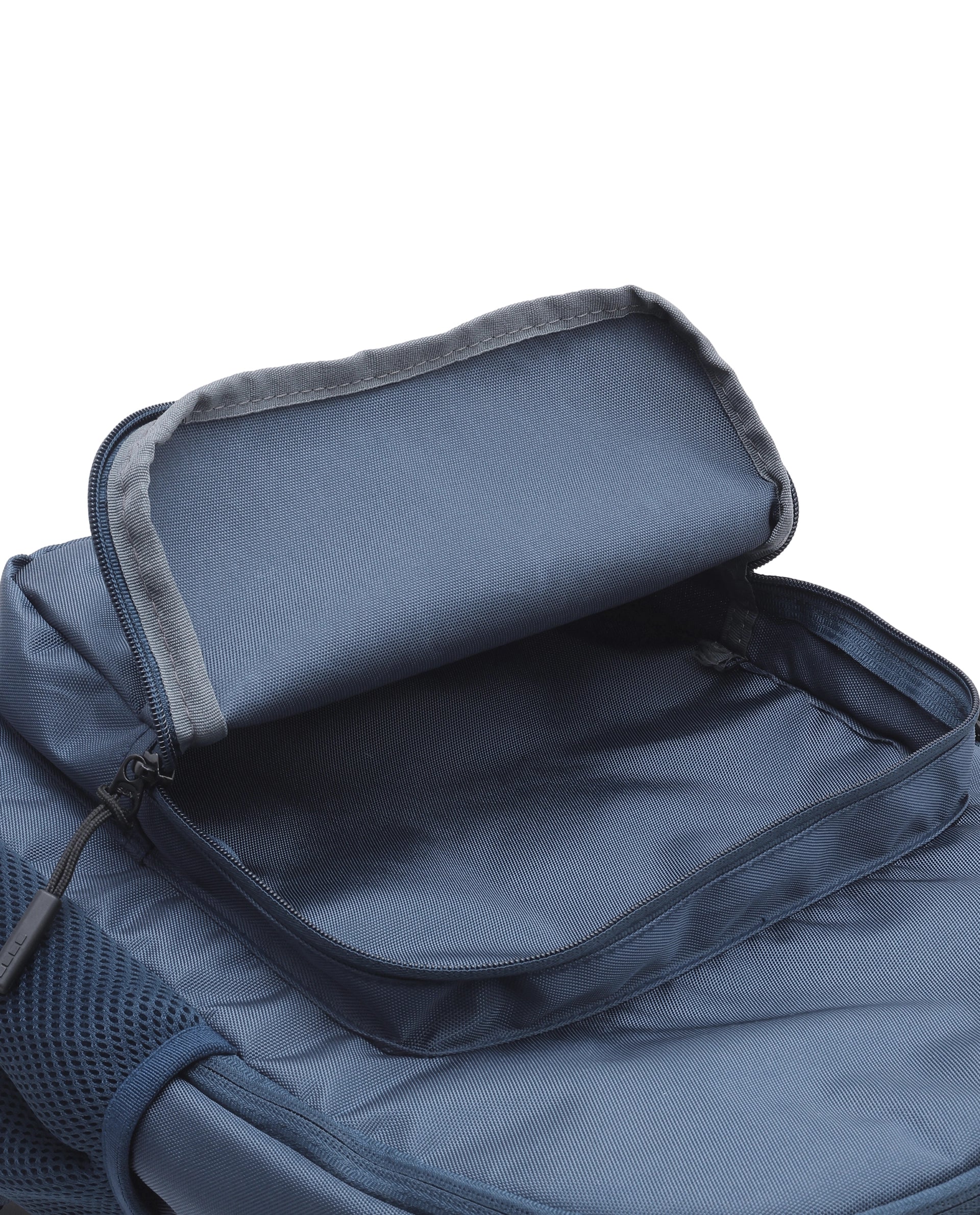 Rare Ones Kids Pitee Navy Polyester Fabric Zipper Closure BackPack