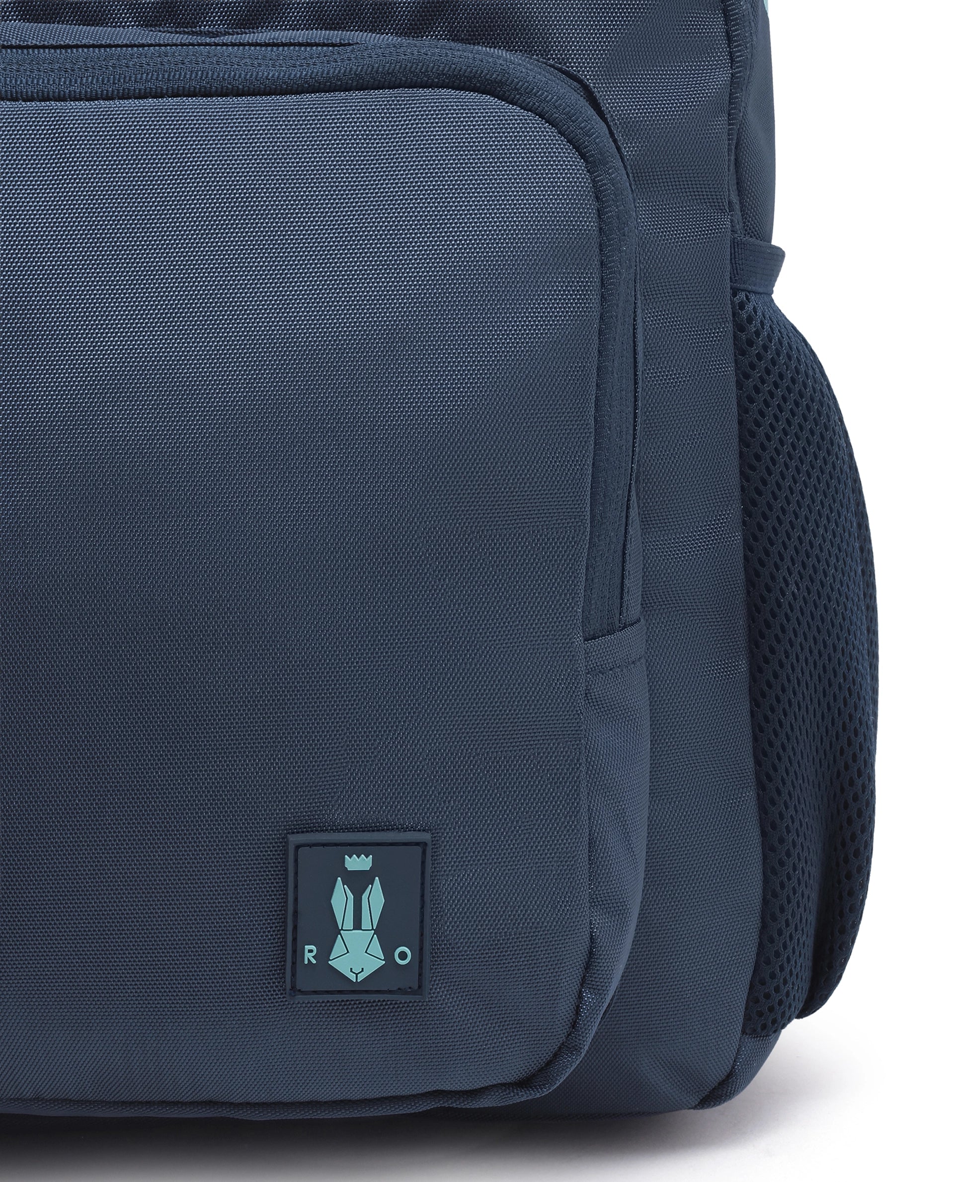 Rare Ones Kids Pitee Navy Polyester Fabric Zipper Closure BackPack
