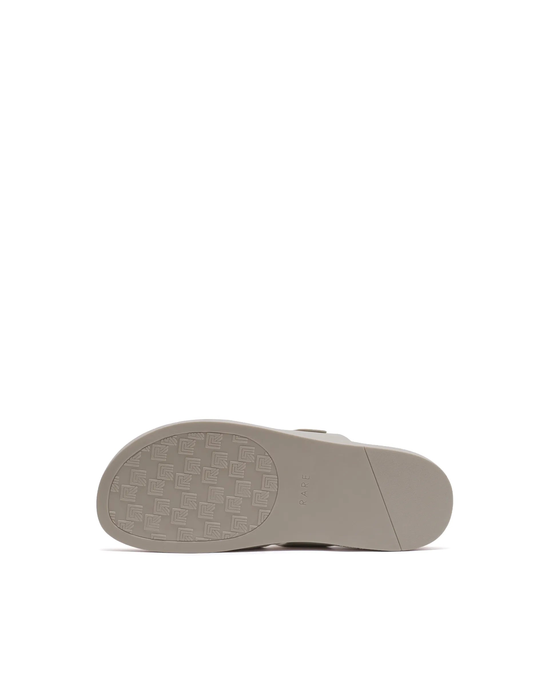 Rarez Men's Pluxi Beige Leather Regular Sandal