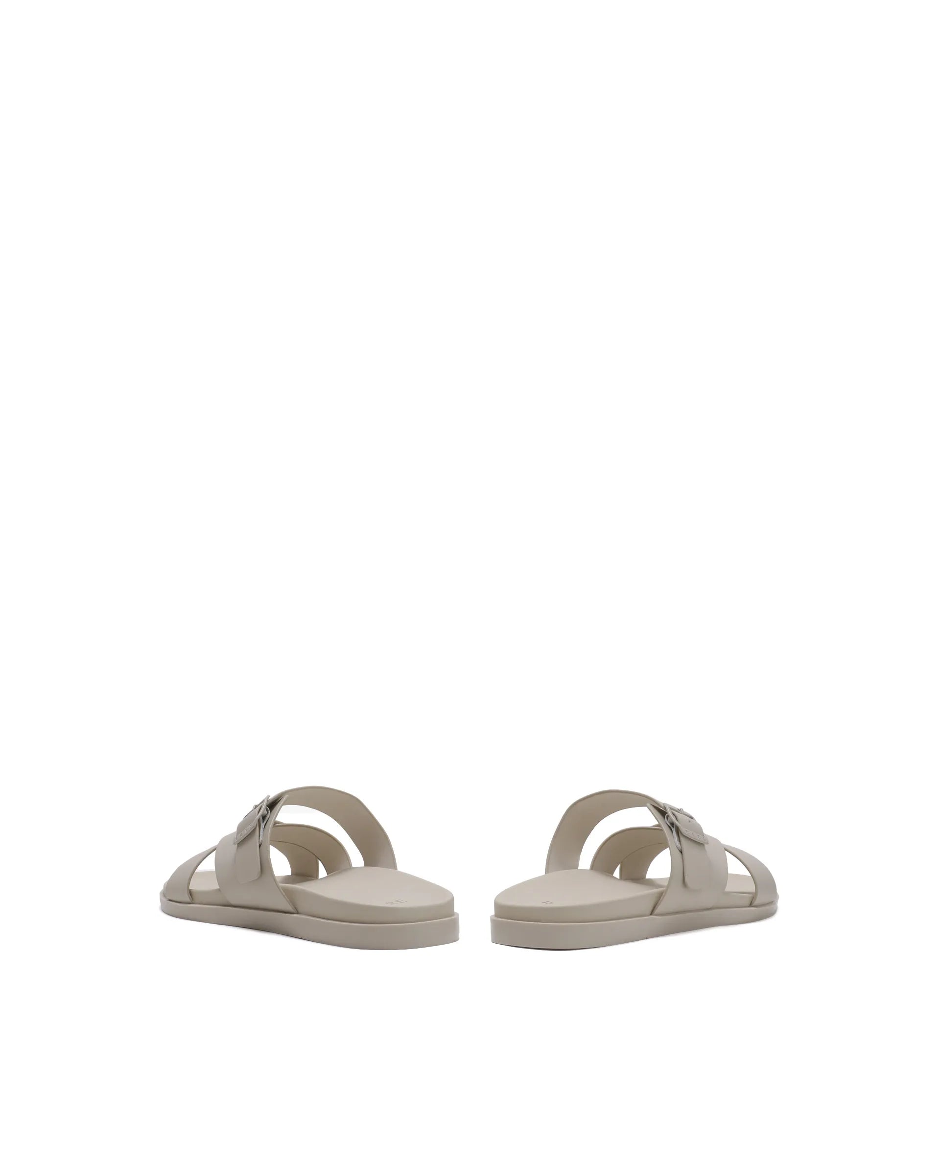 Rarez Men's Pluxi Beige Leather Regular Sandal
