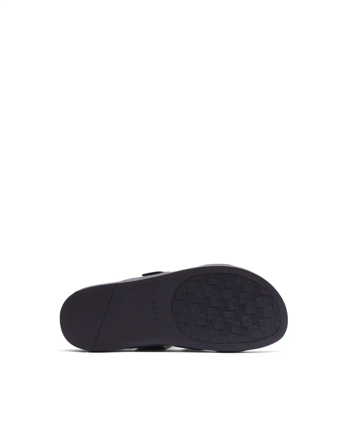 Rarez Men's Pluxi Dark Prune Leather Regular Sandal