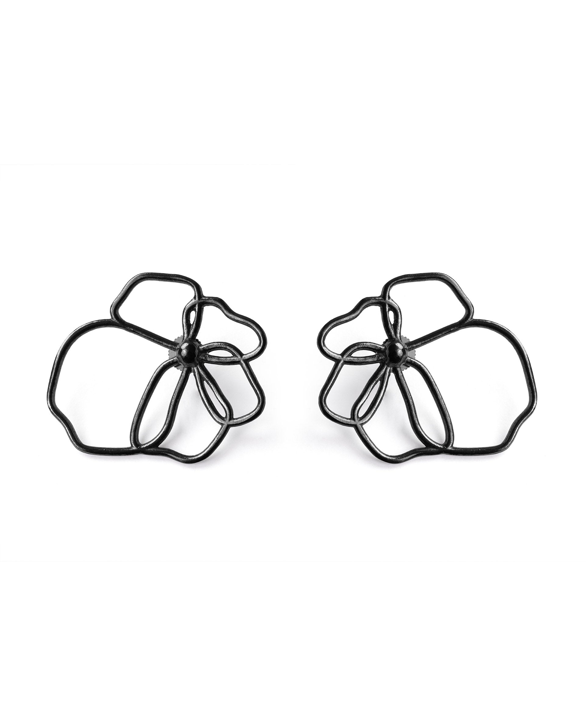 Rareism Women Poppy Grey Earring
