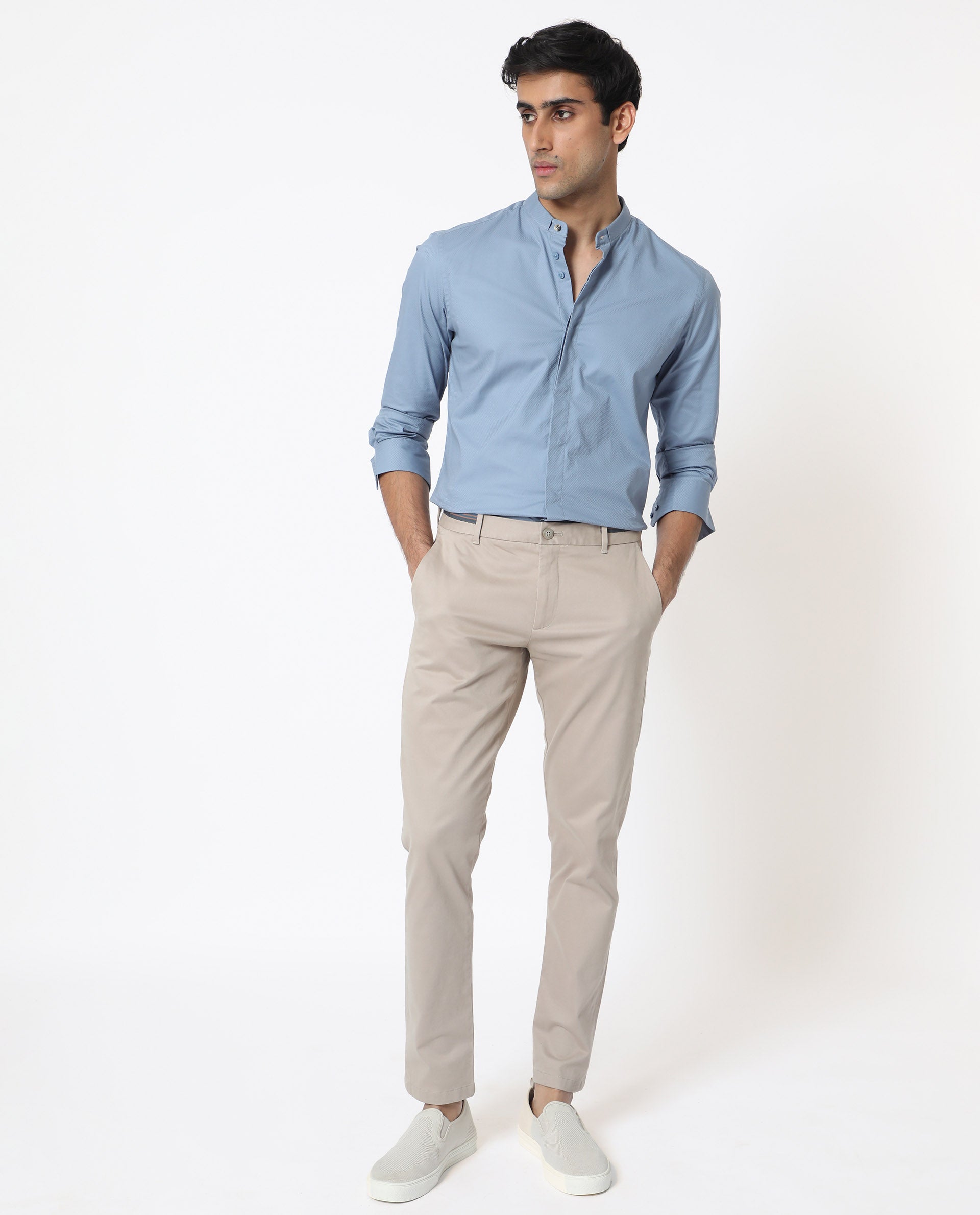 Beige Pants with Light Blue Shirt Summer Outfits For Men 410 ideas   outfits  Lookastic