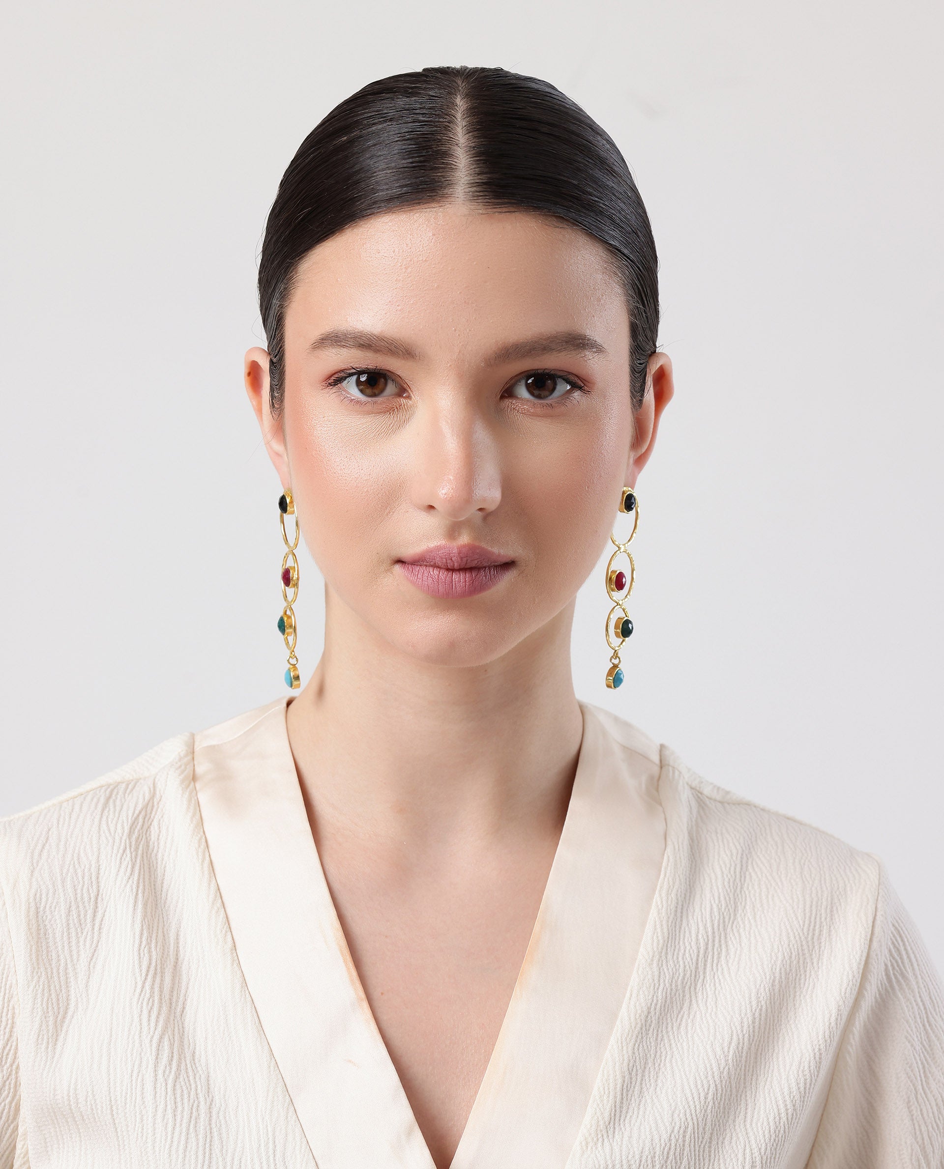 Rareism Women Prism Ear Gold Earring