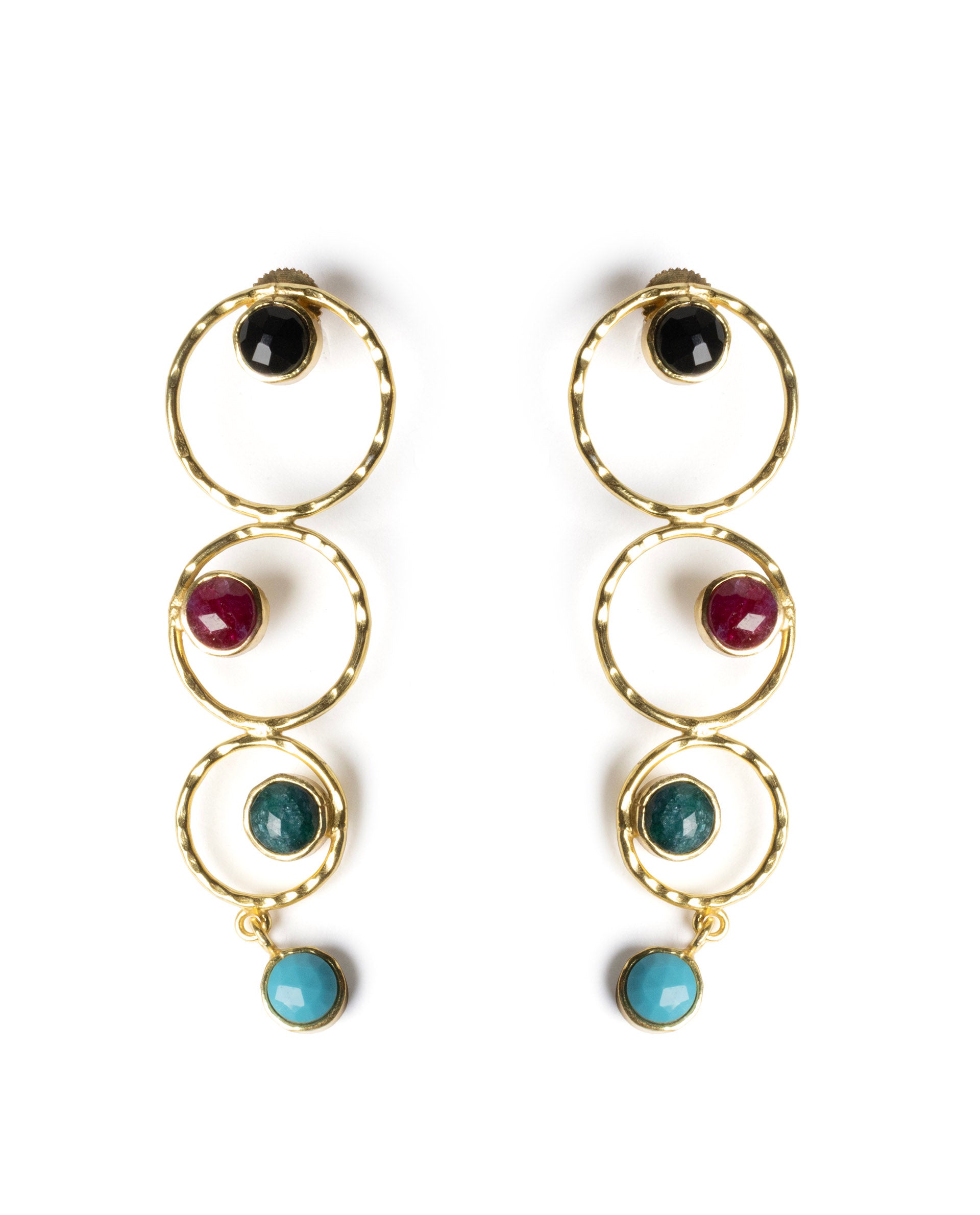 Rareism Women Prism Ear Gold Earring